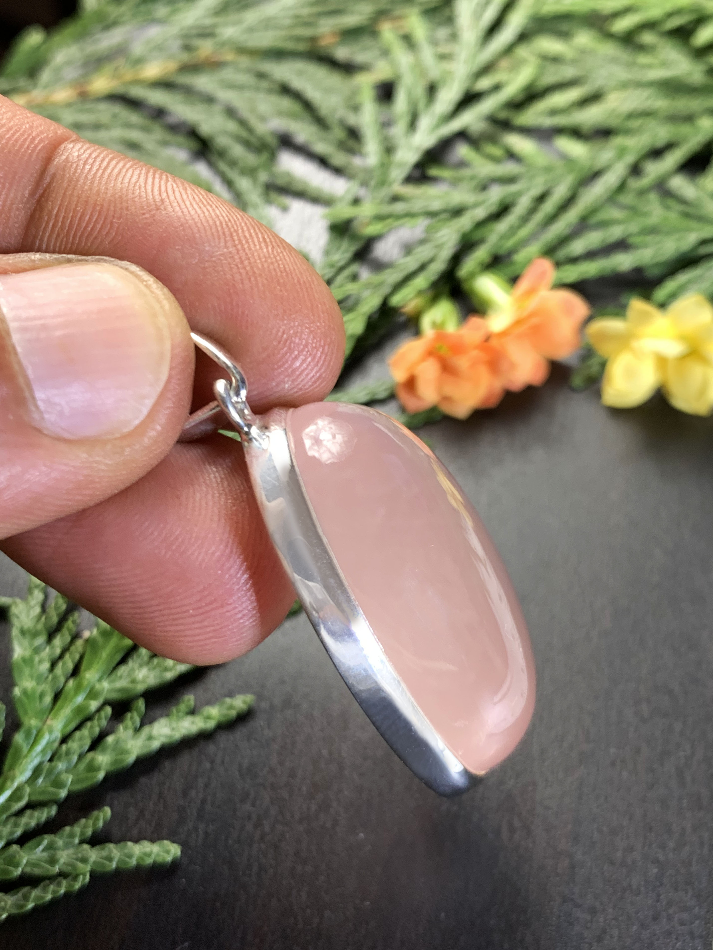 Rose quartz Pendant