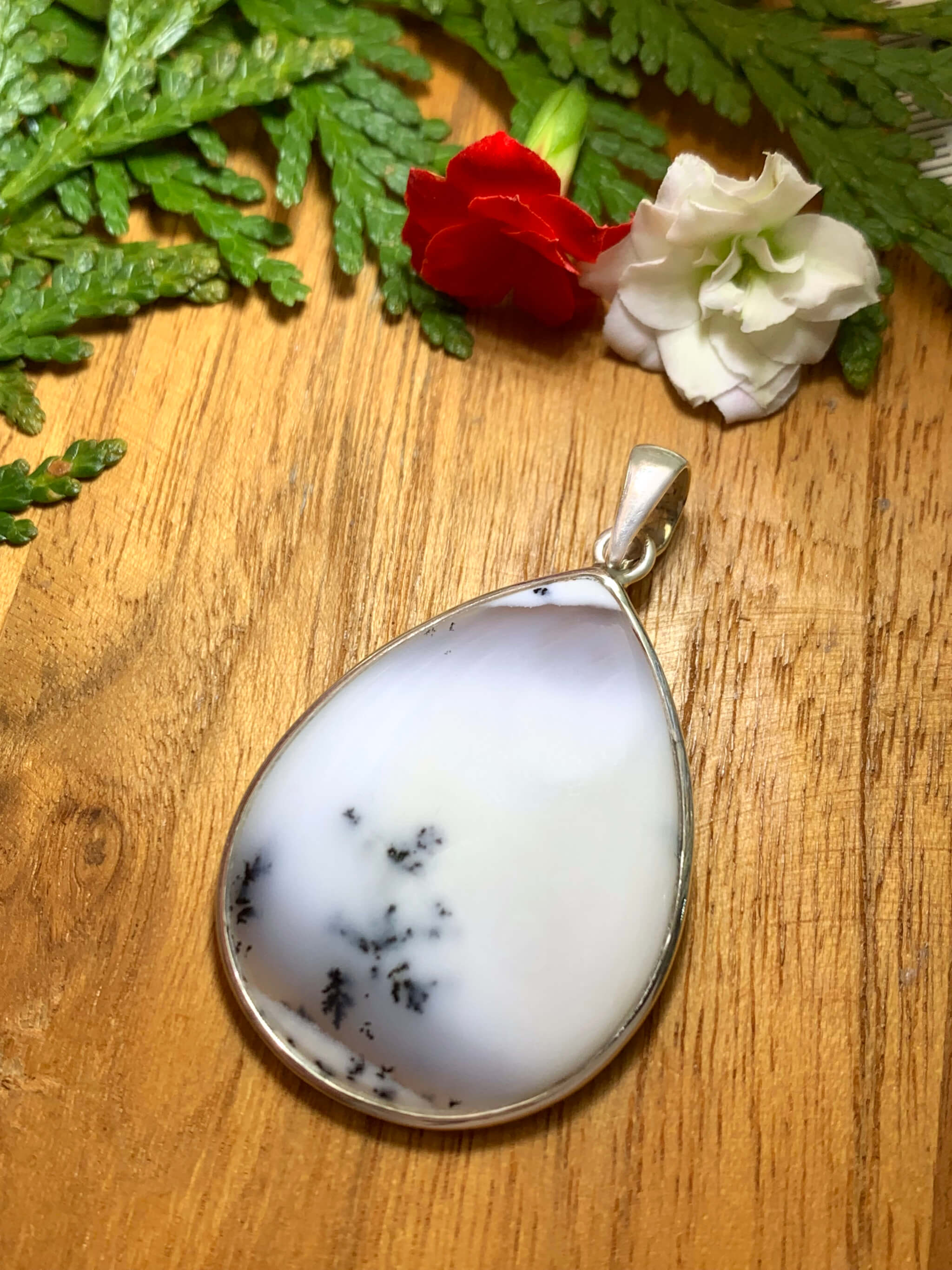 Dendritic Agate Pendant