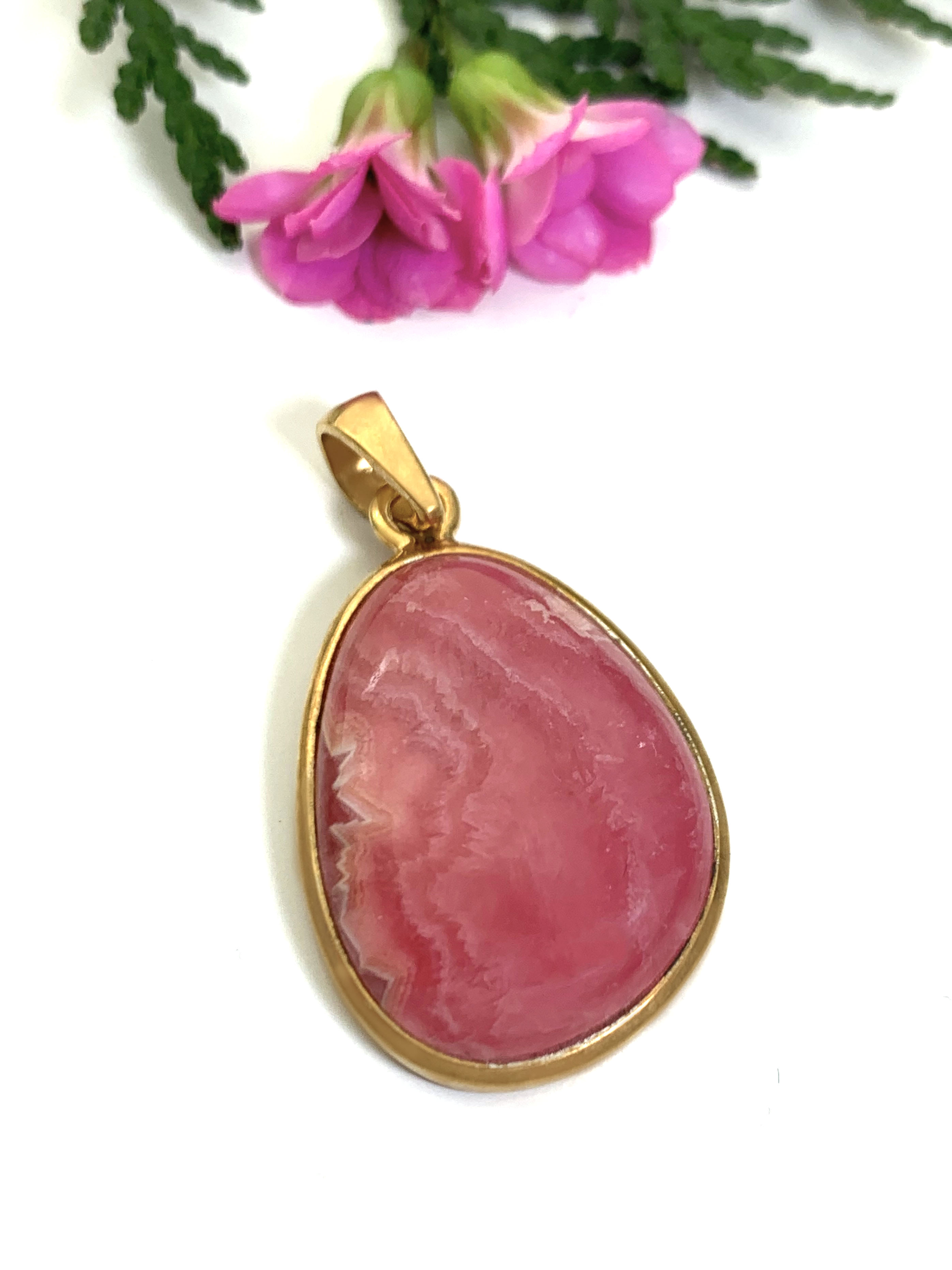 Rhodochrosit Anhänger 