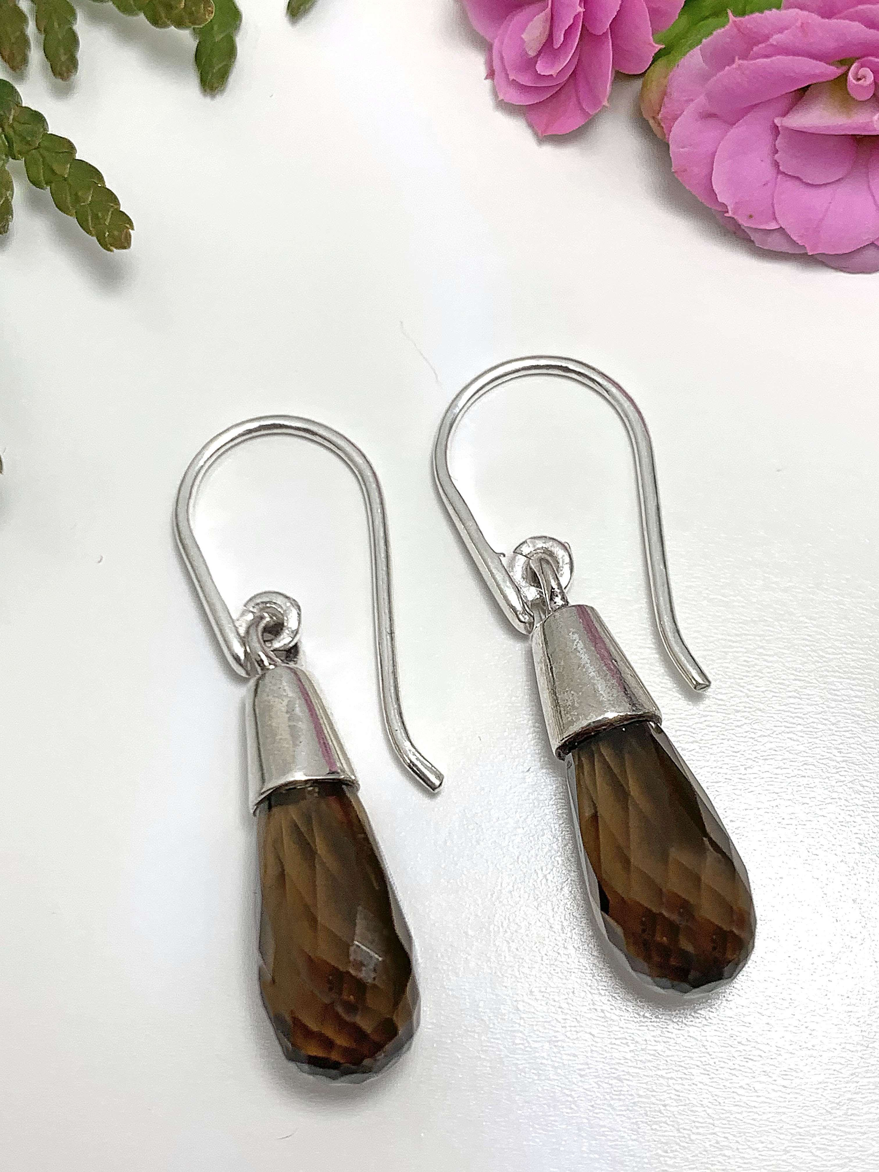 Smoky Quartz Earrings