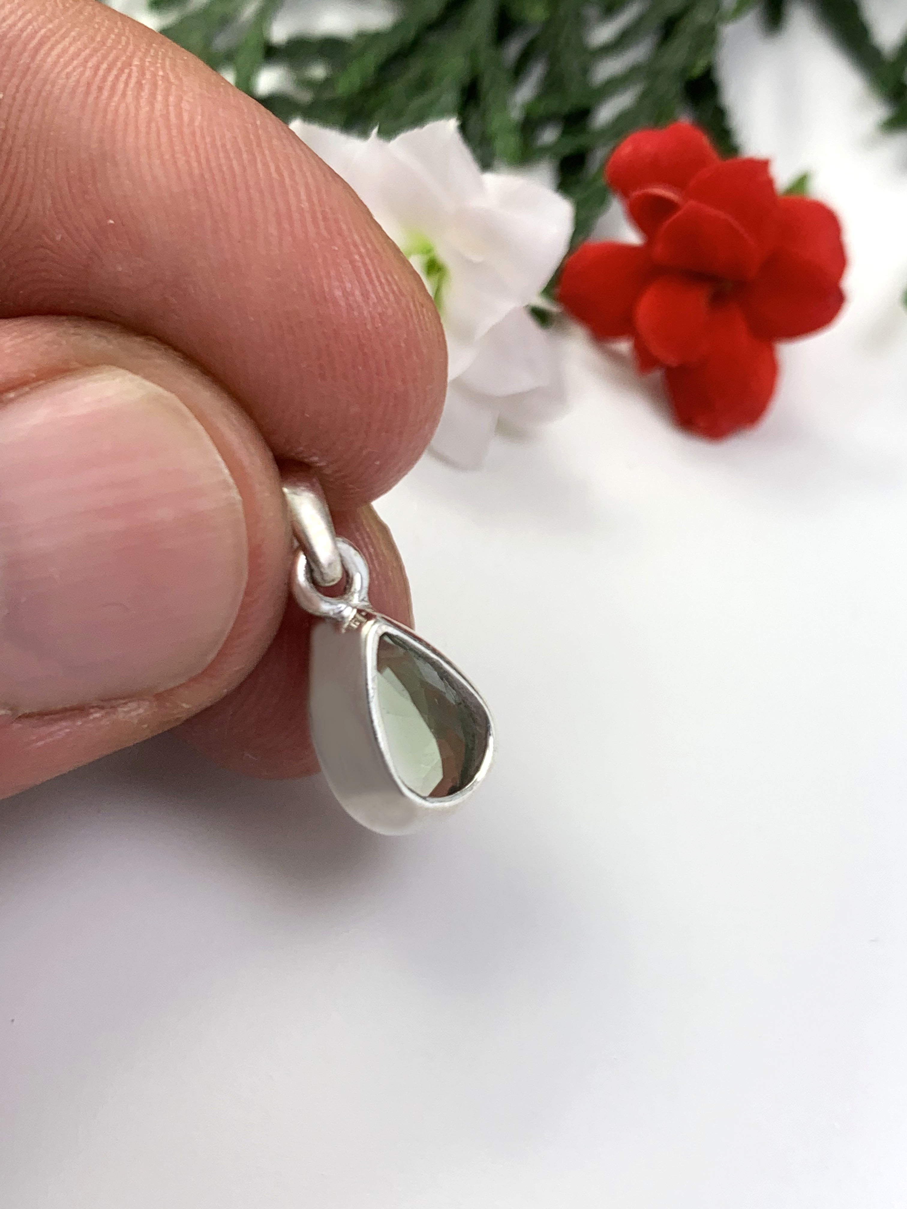 Green Amethyst Pendant