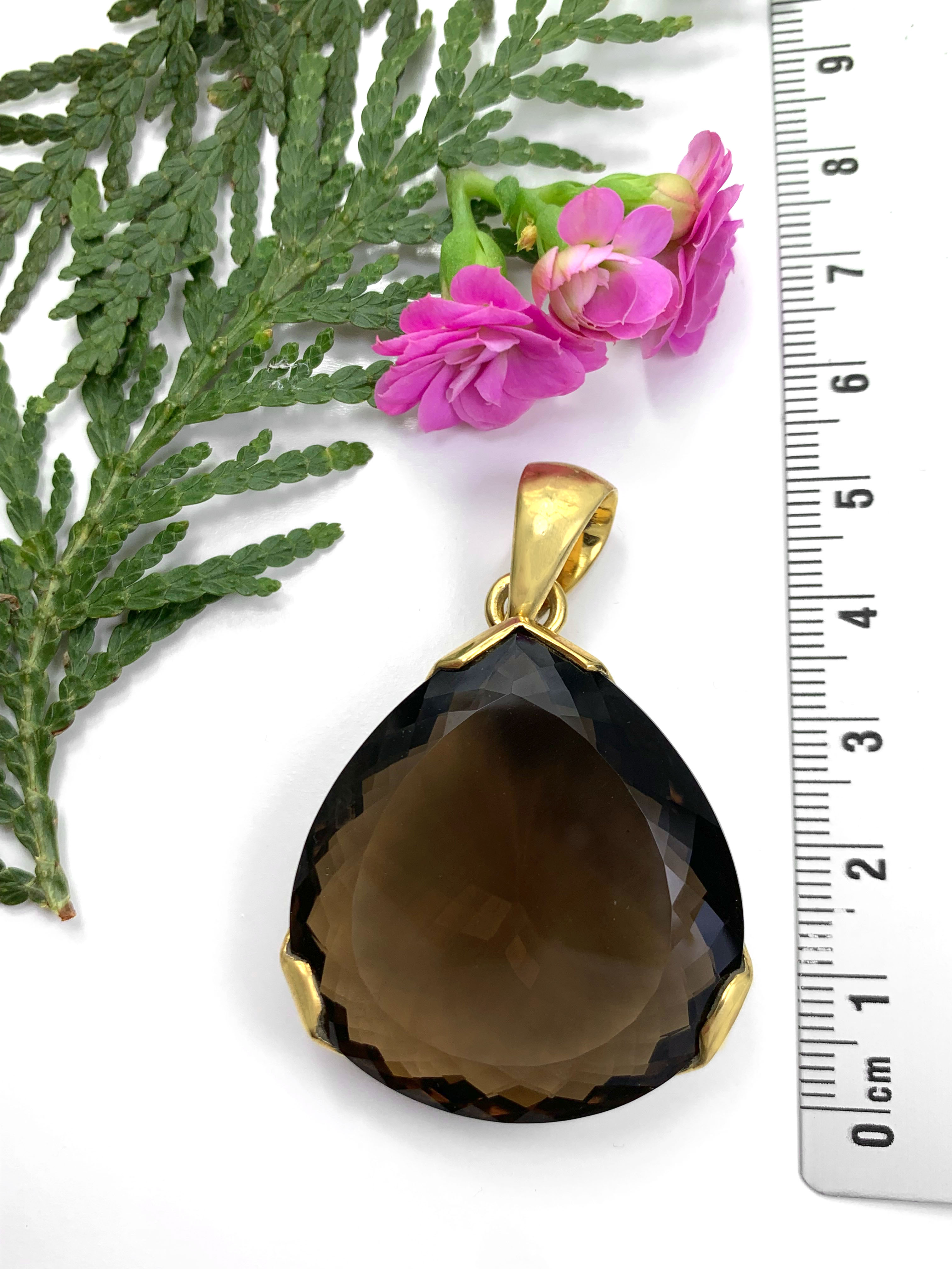 Smoky Quartz Pendant - XL