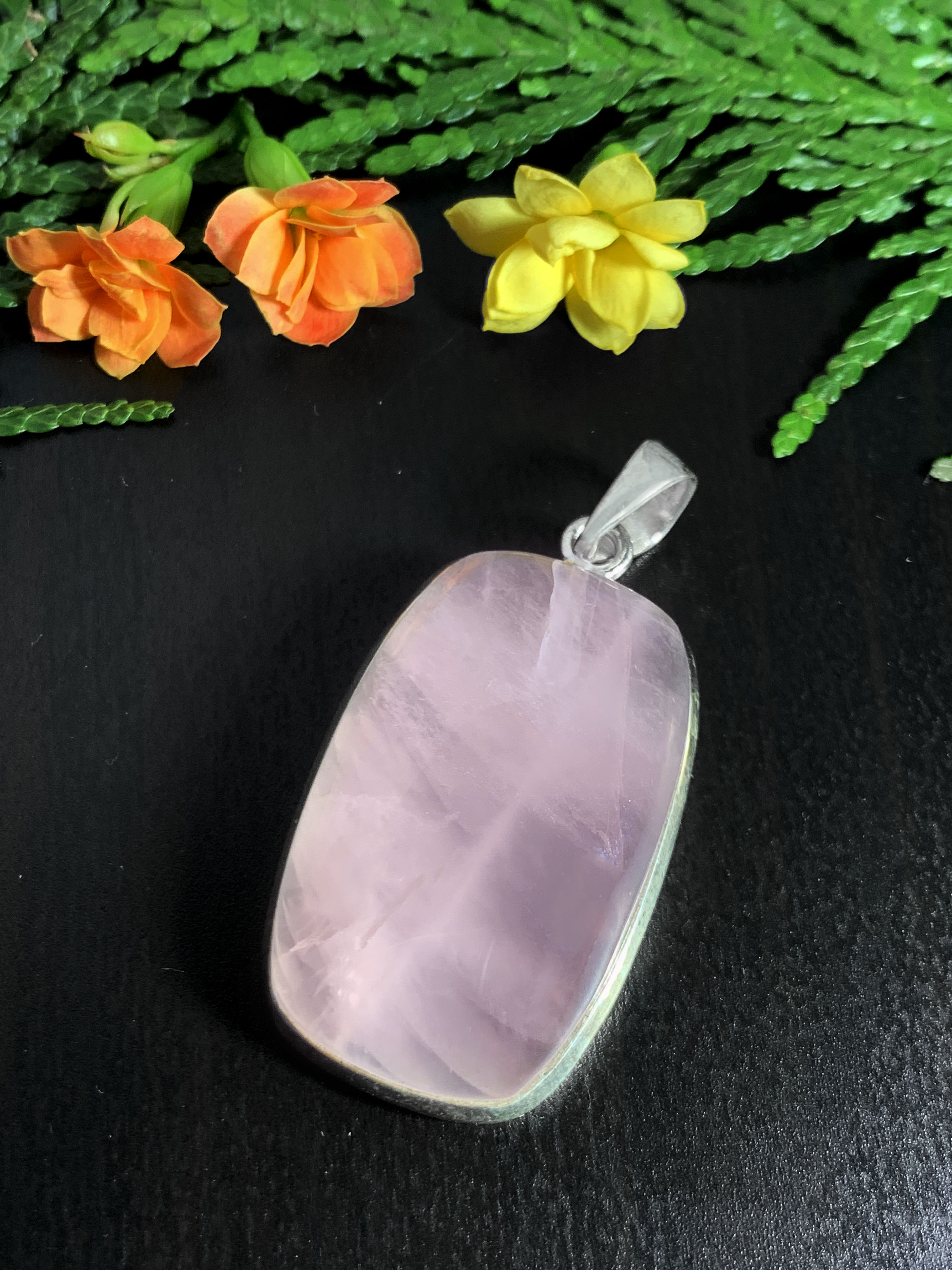 Rose quartz Pendant