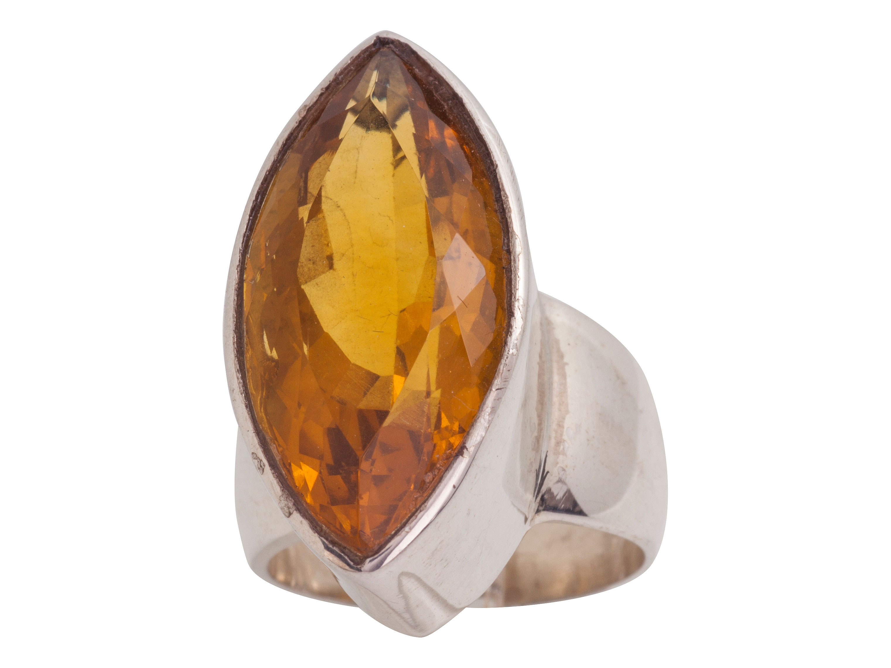 3486-citrin-ring-citrine Gelber Fluorit Ring