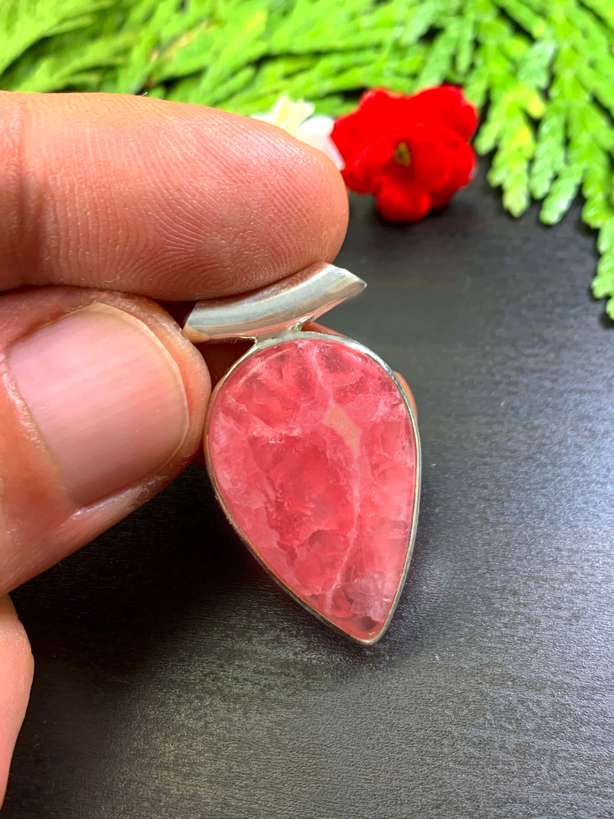 Rhodochrosite Pendant