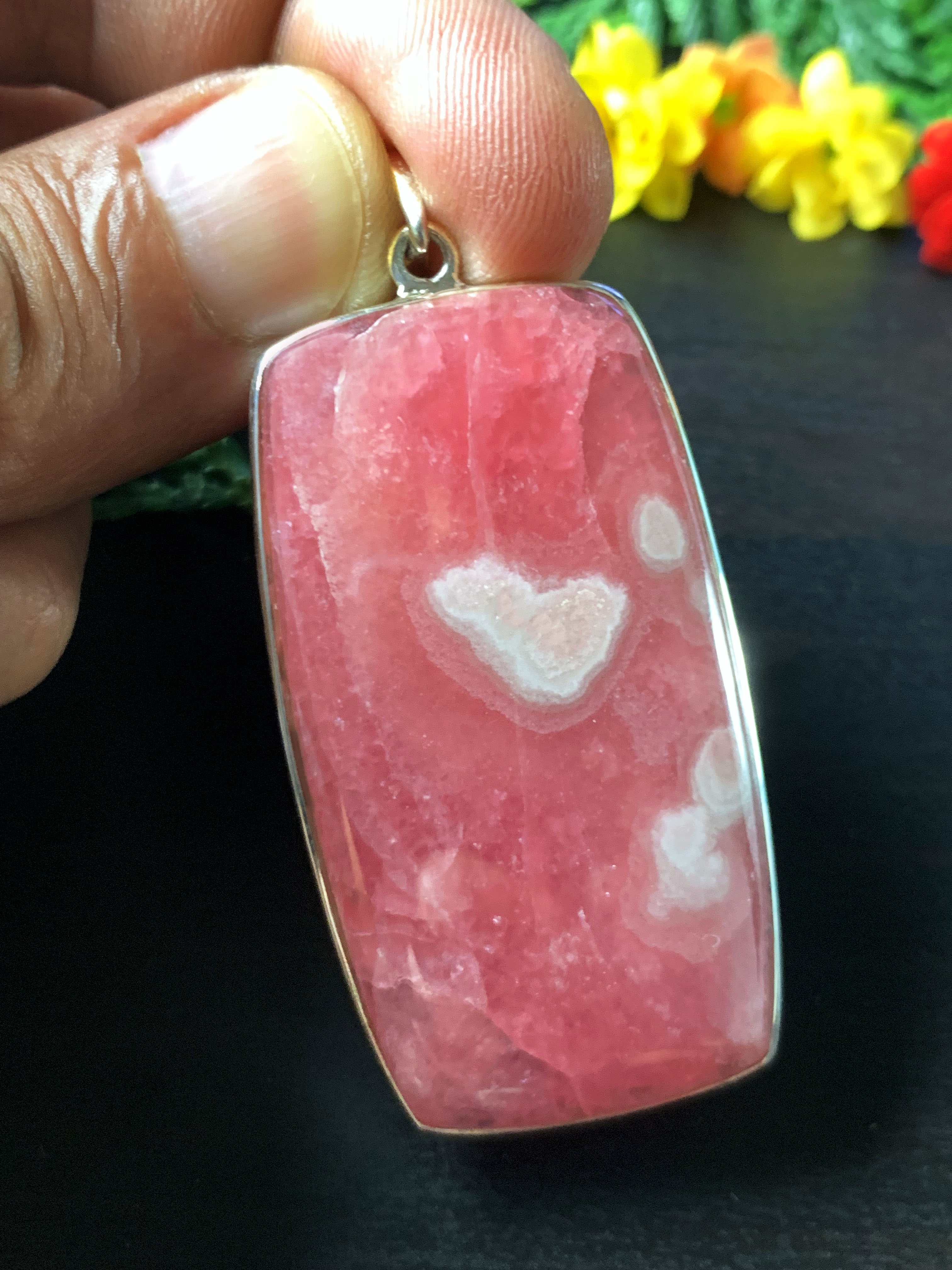 Rhodochrosite Pendant