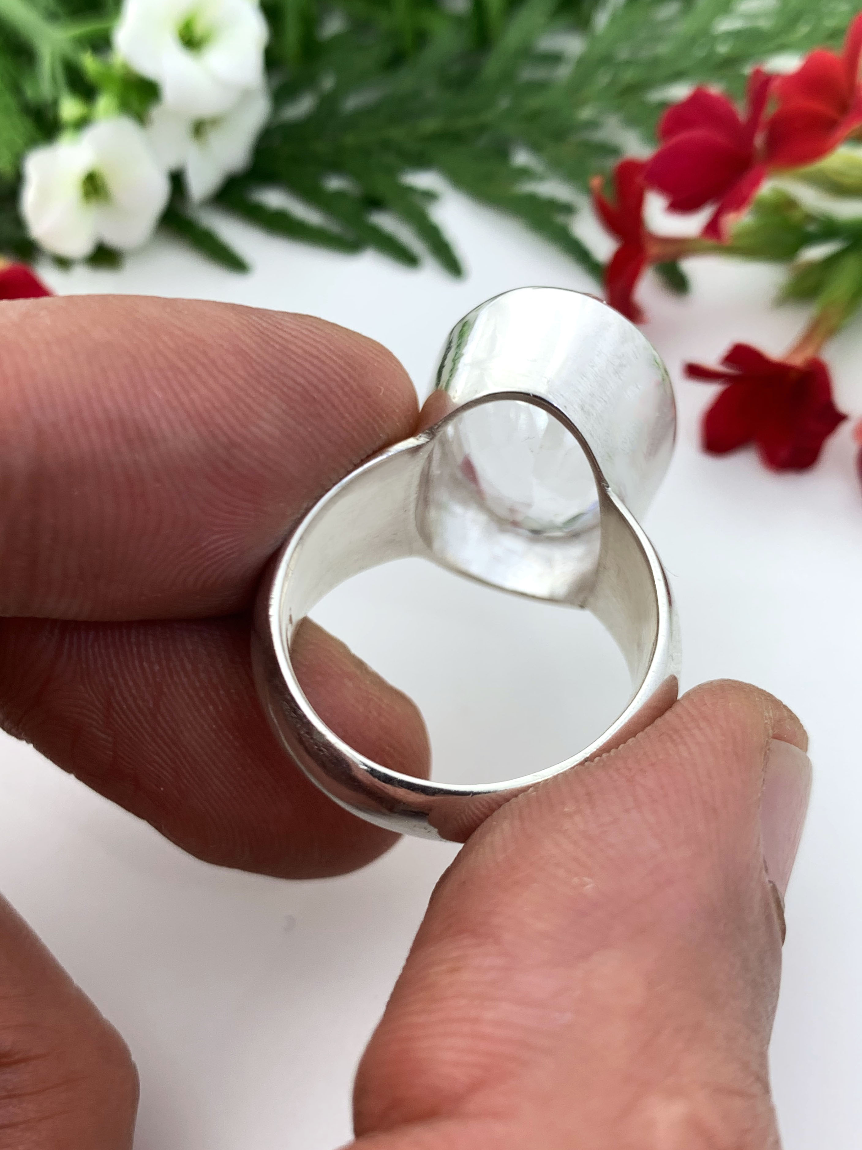 Bergkristall Ring - XL