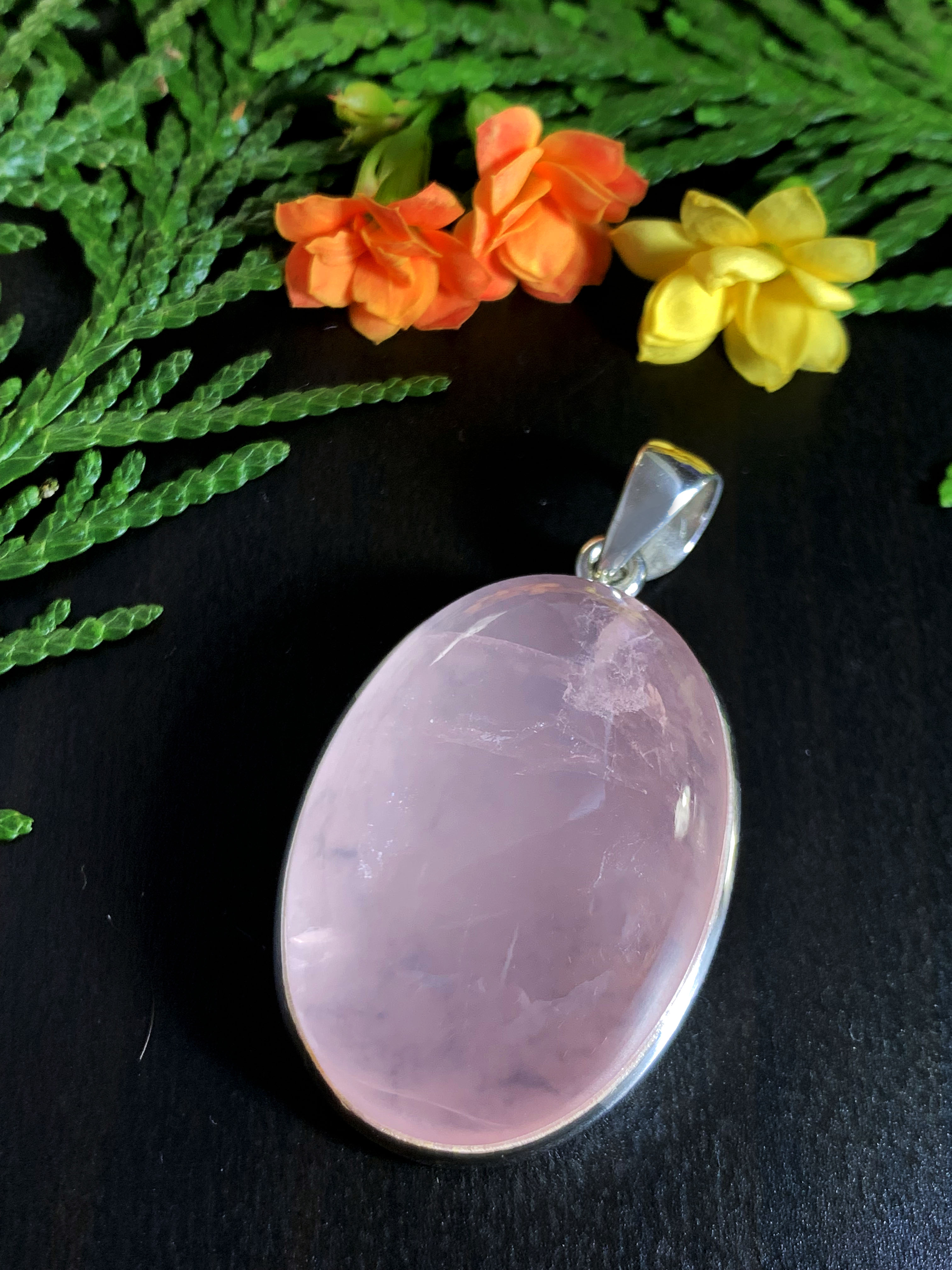 Rose quartz Pendant