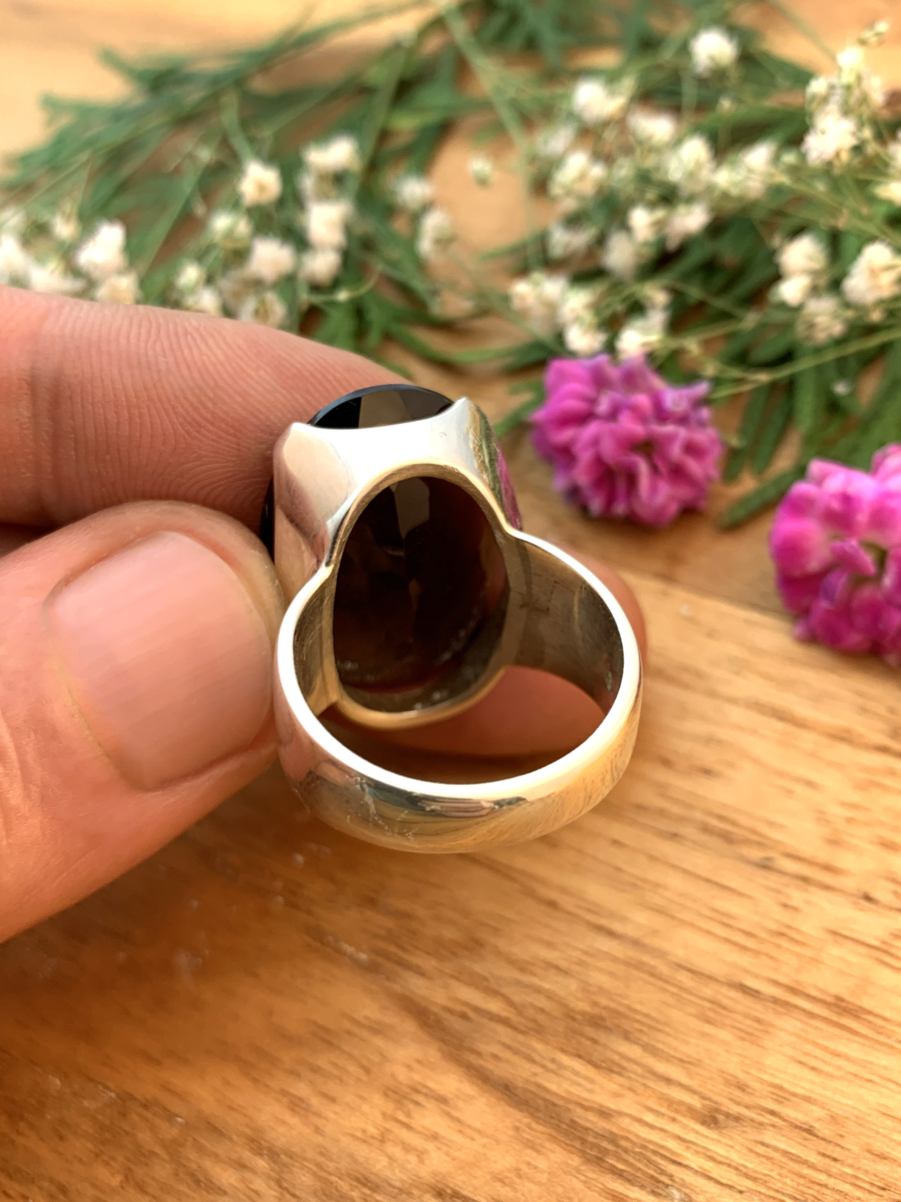 Smoky Quartz Ring - TOP - 60/20