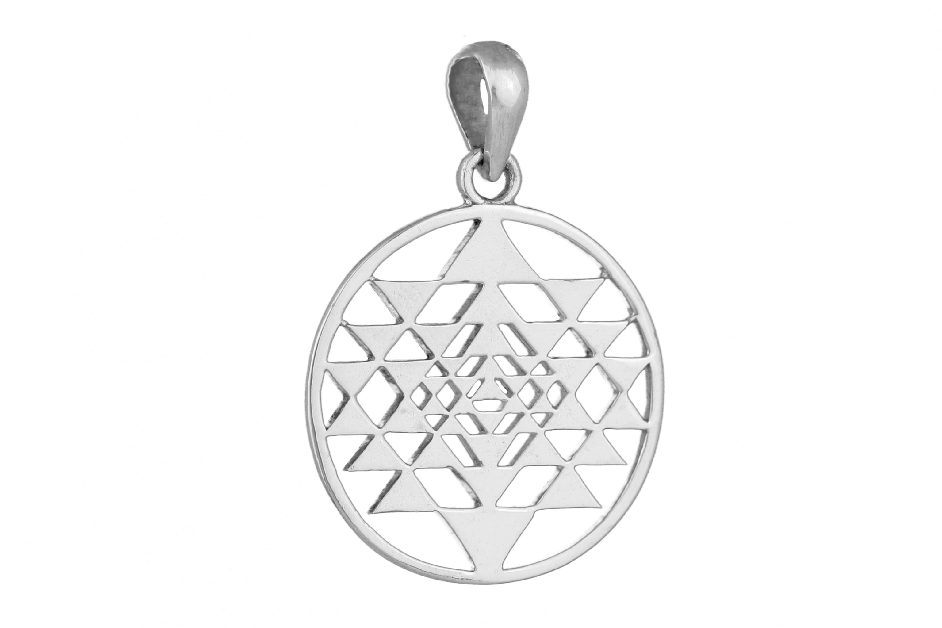 anhaenger-pedant-triangle-muster-084 Sri Yantra Anhänger