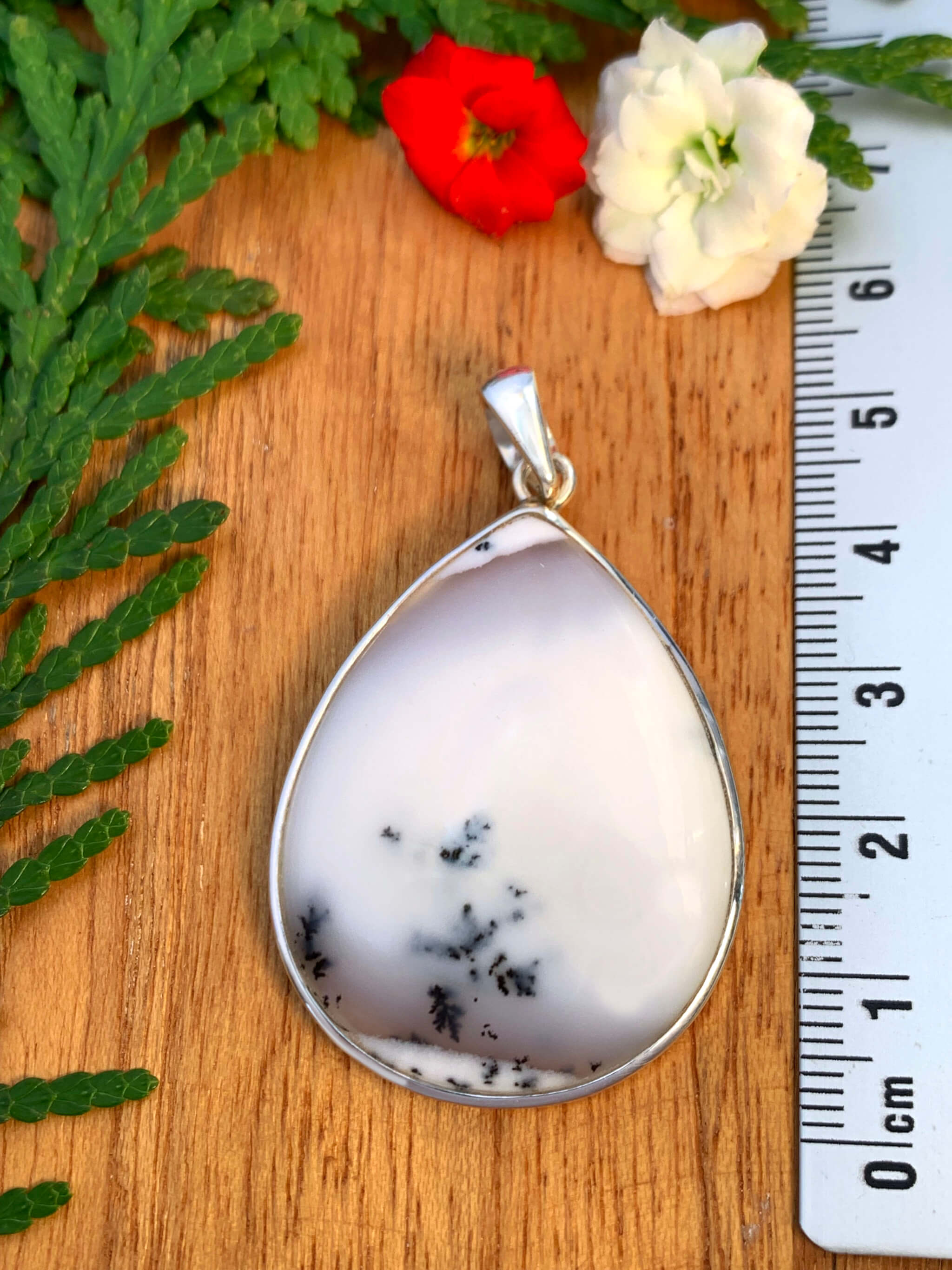 Dendritic Agate Pendant