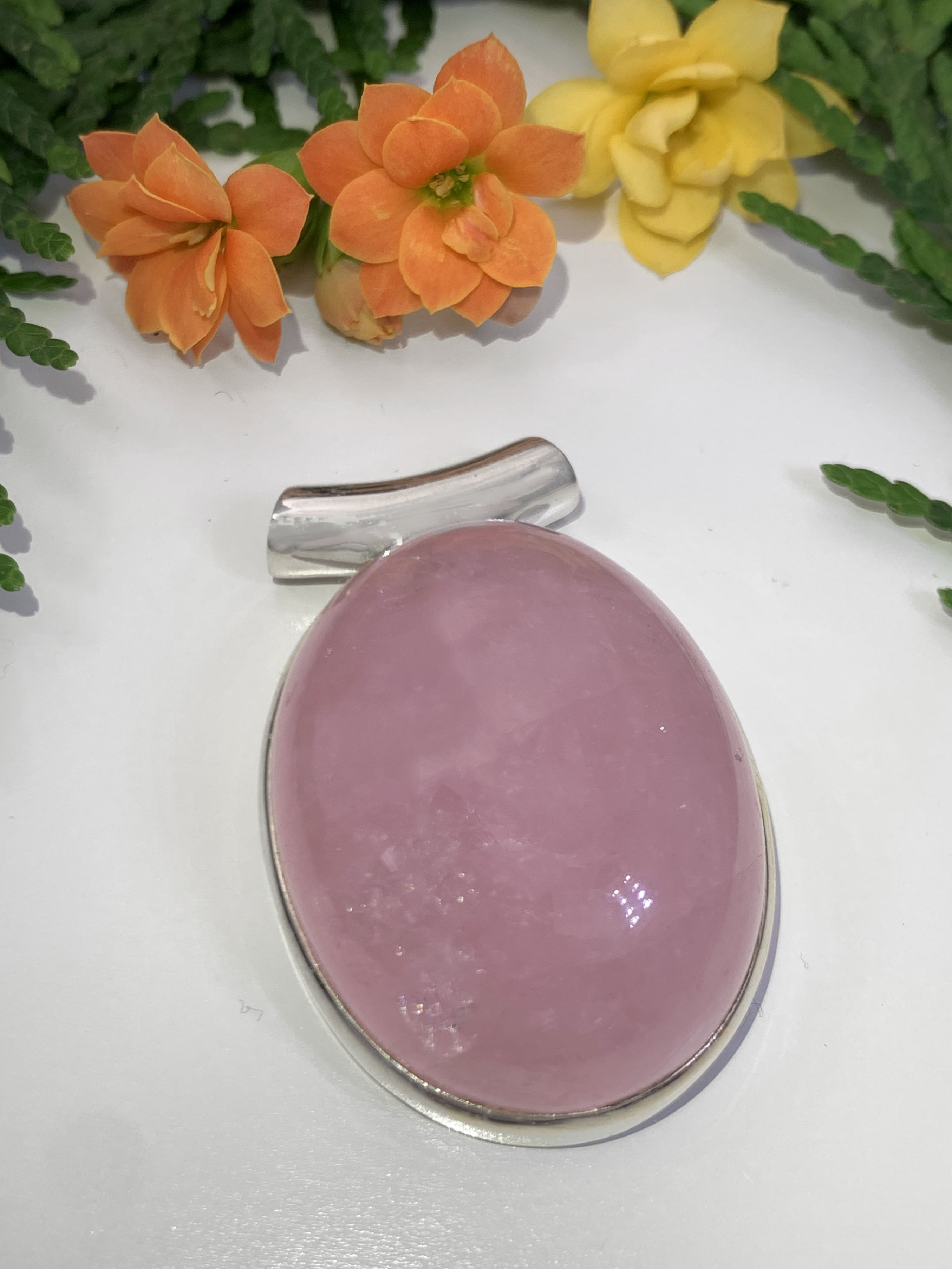 Morganite Pendant - XL