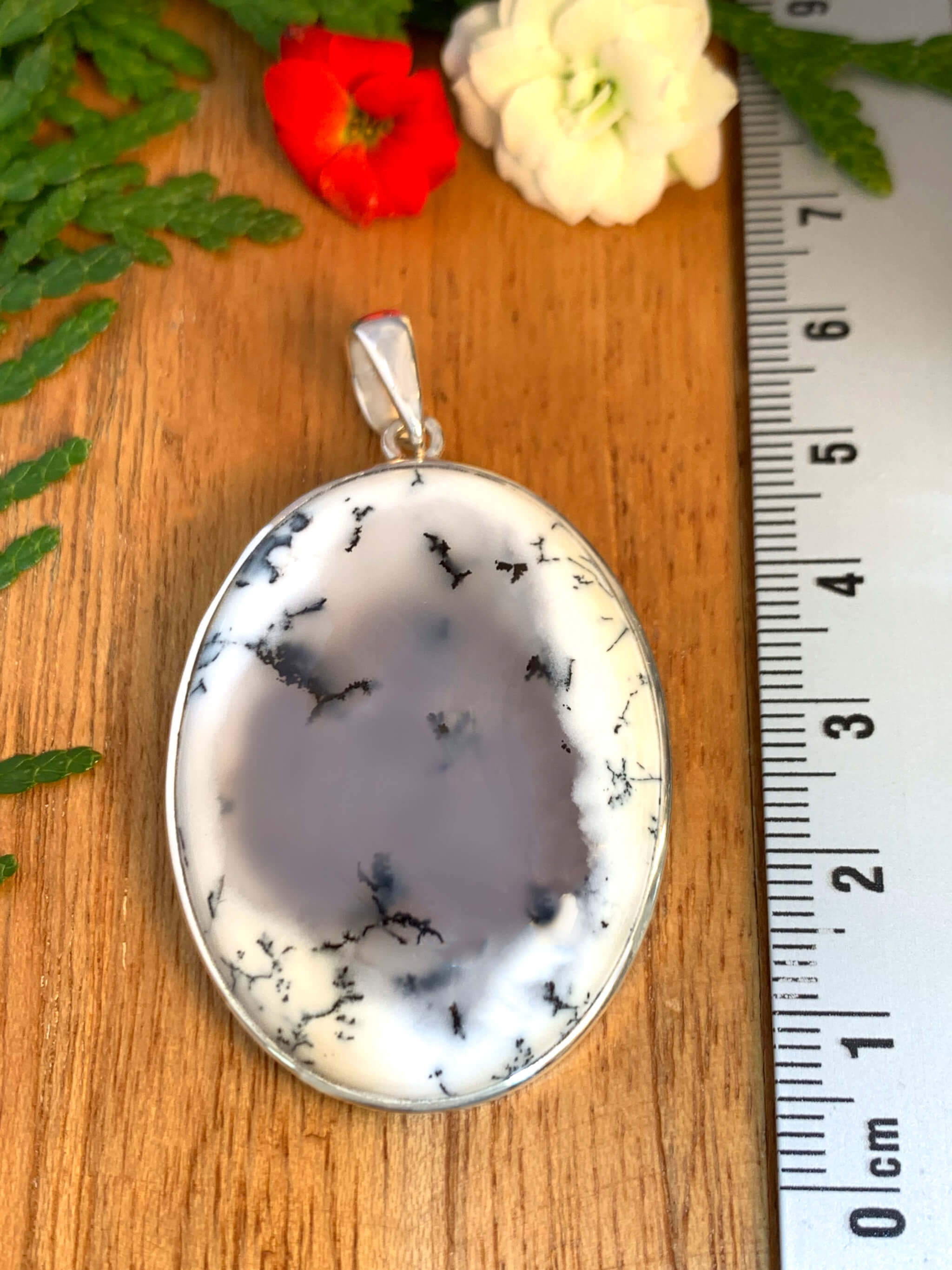 Dendritic Agate Pendant