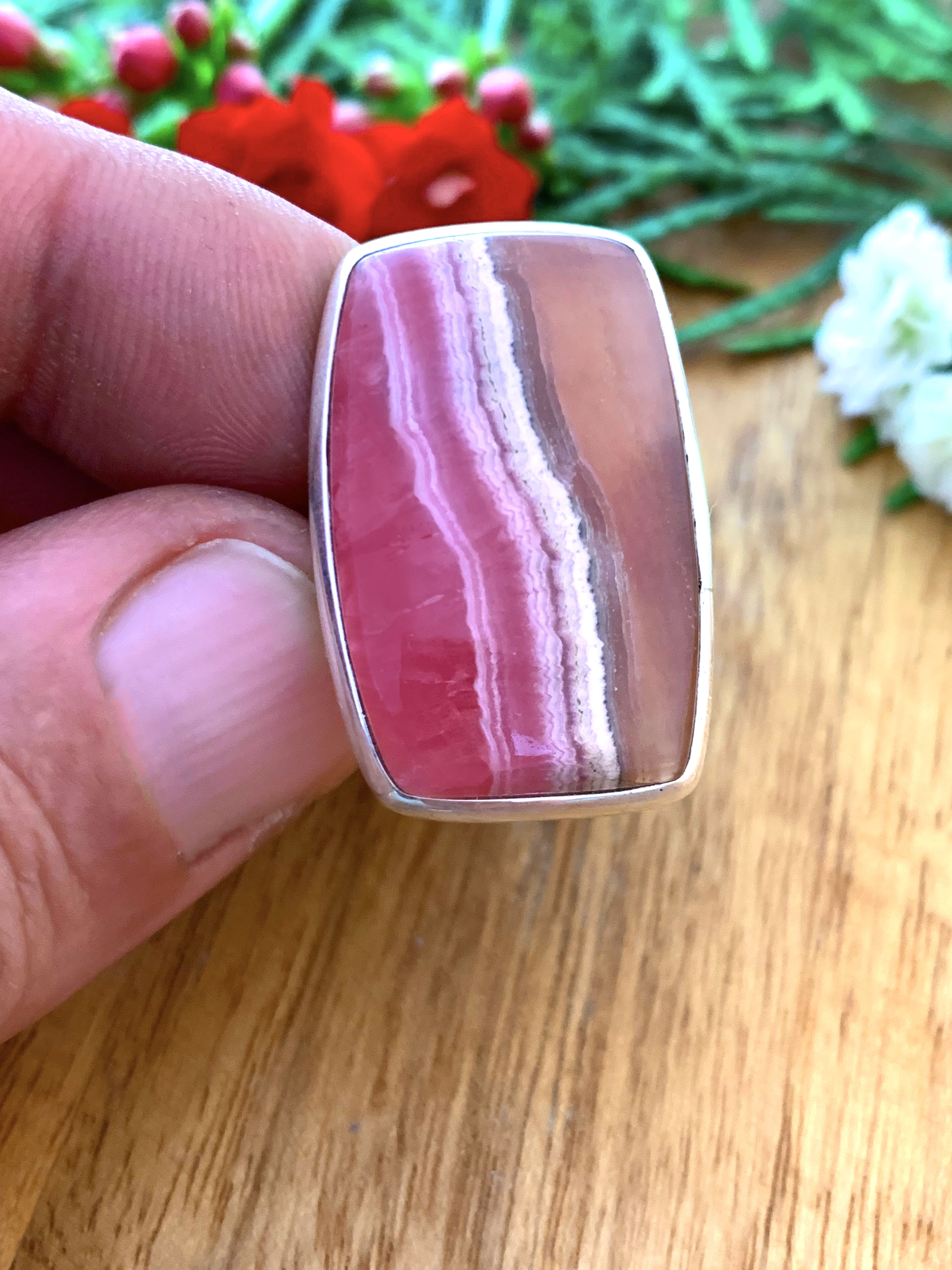 Rhodochrosit Ring