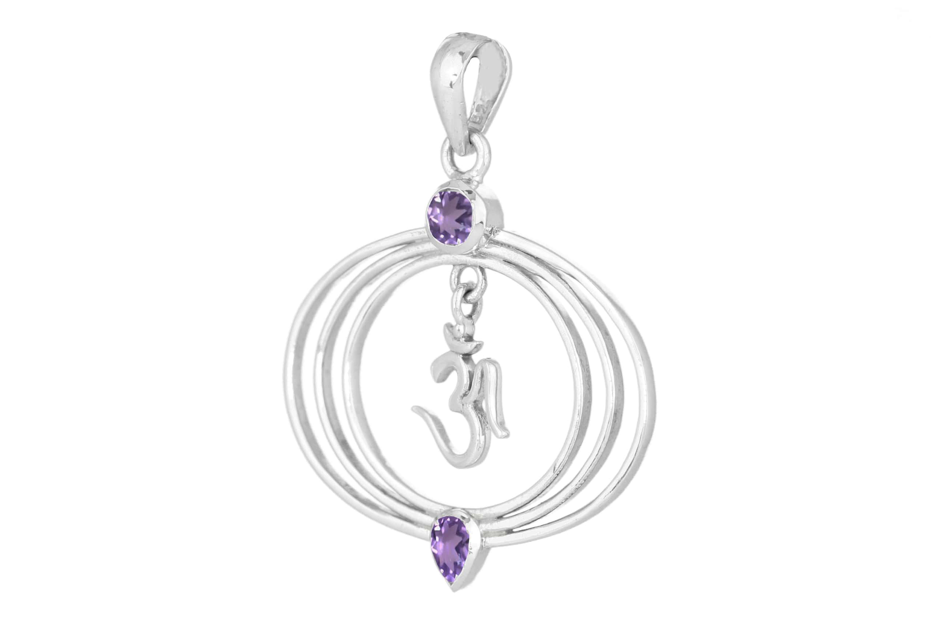 anhaenger-pendant-om-amethyst-066 Om Anhänger - Amethyst