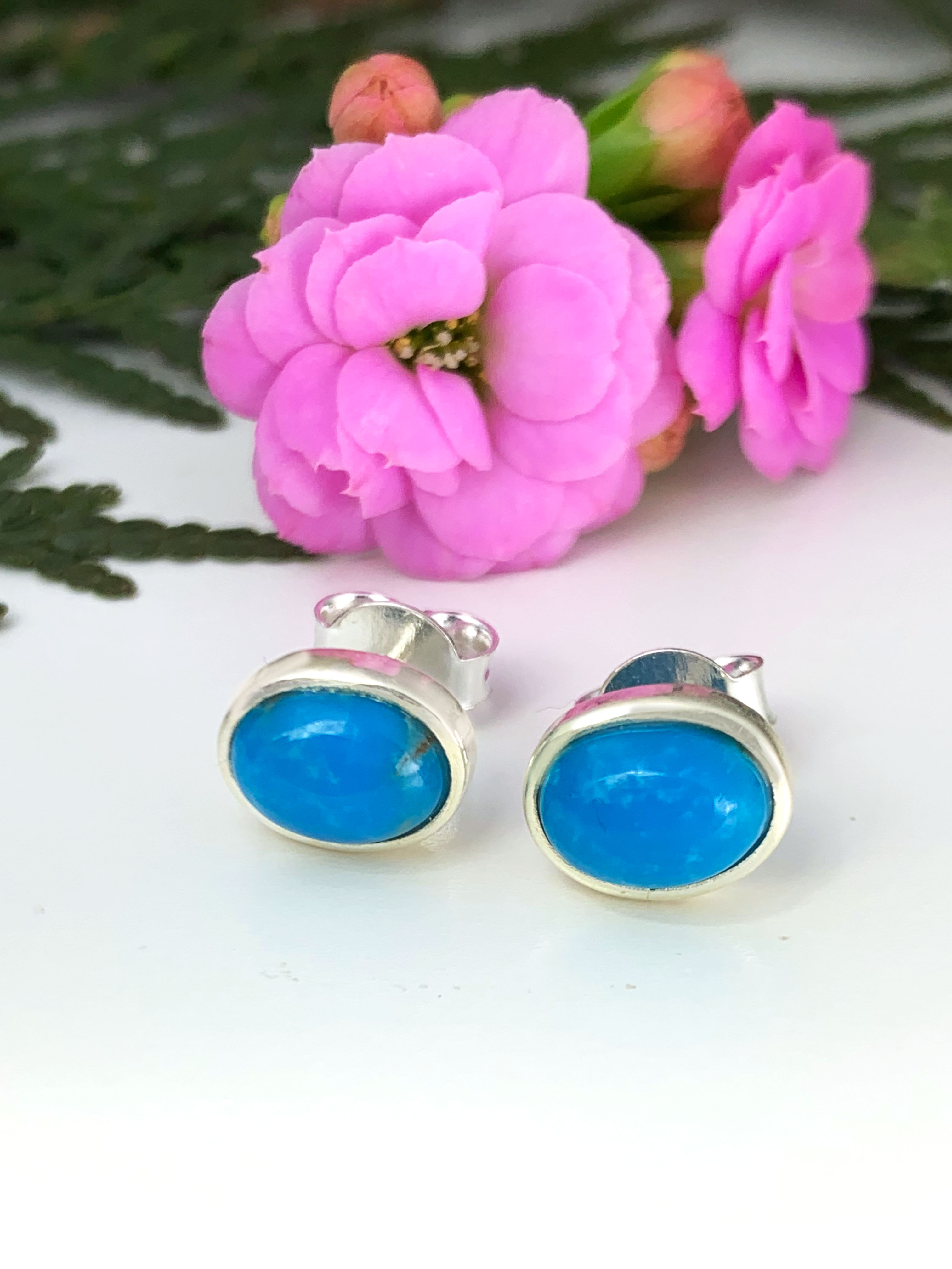 Turquoise Stud Earrings - TOP