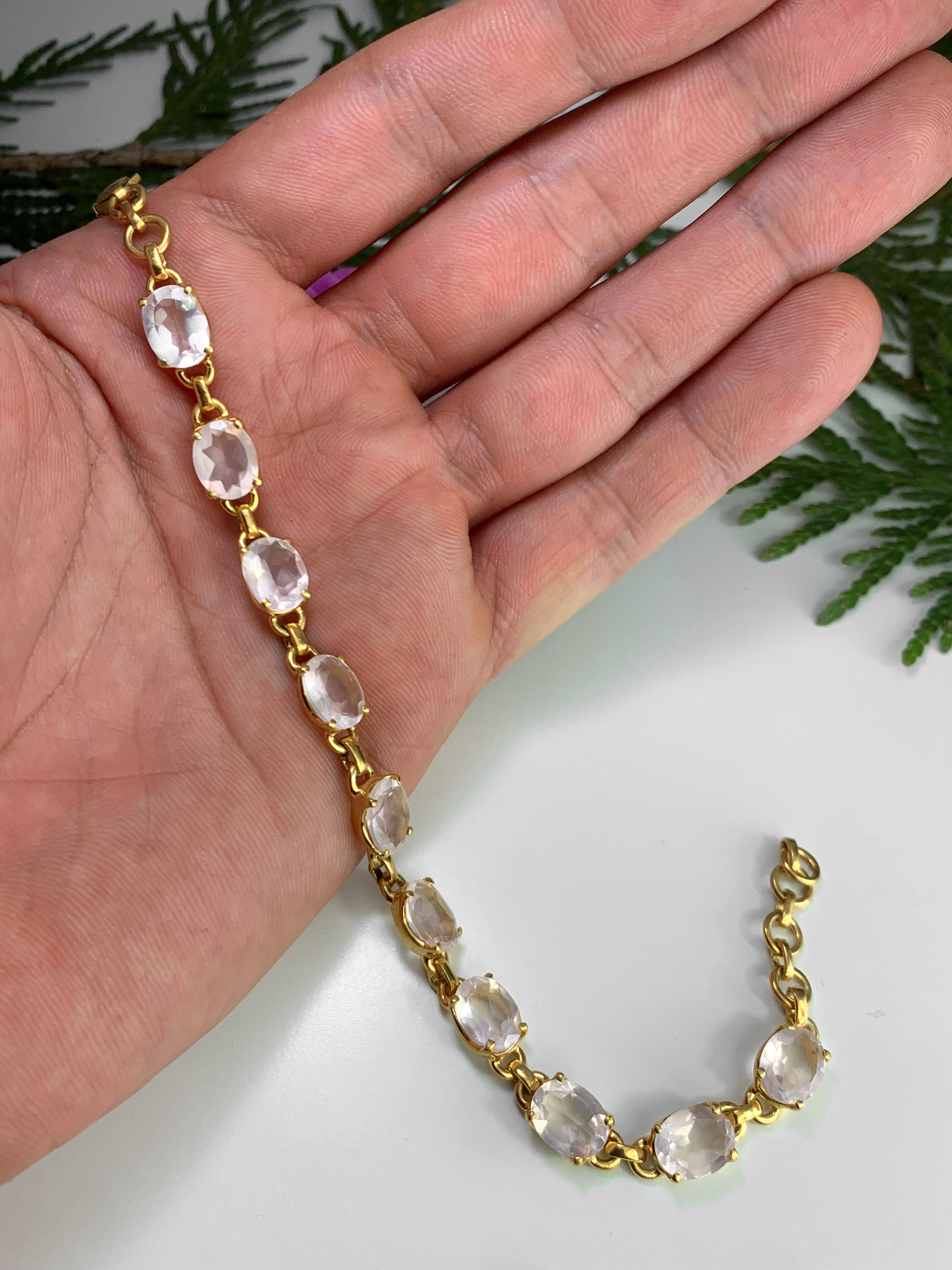 rosenquarz-armband-vergoldet-rose-quartz-bracelet-gold-plated-ab00344-2 Rose Quartz Bracelet