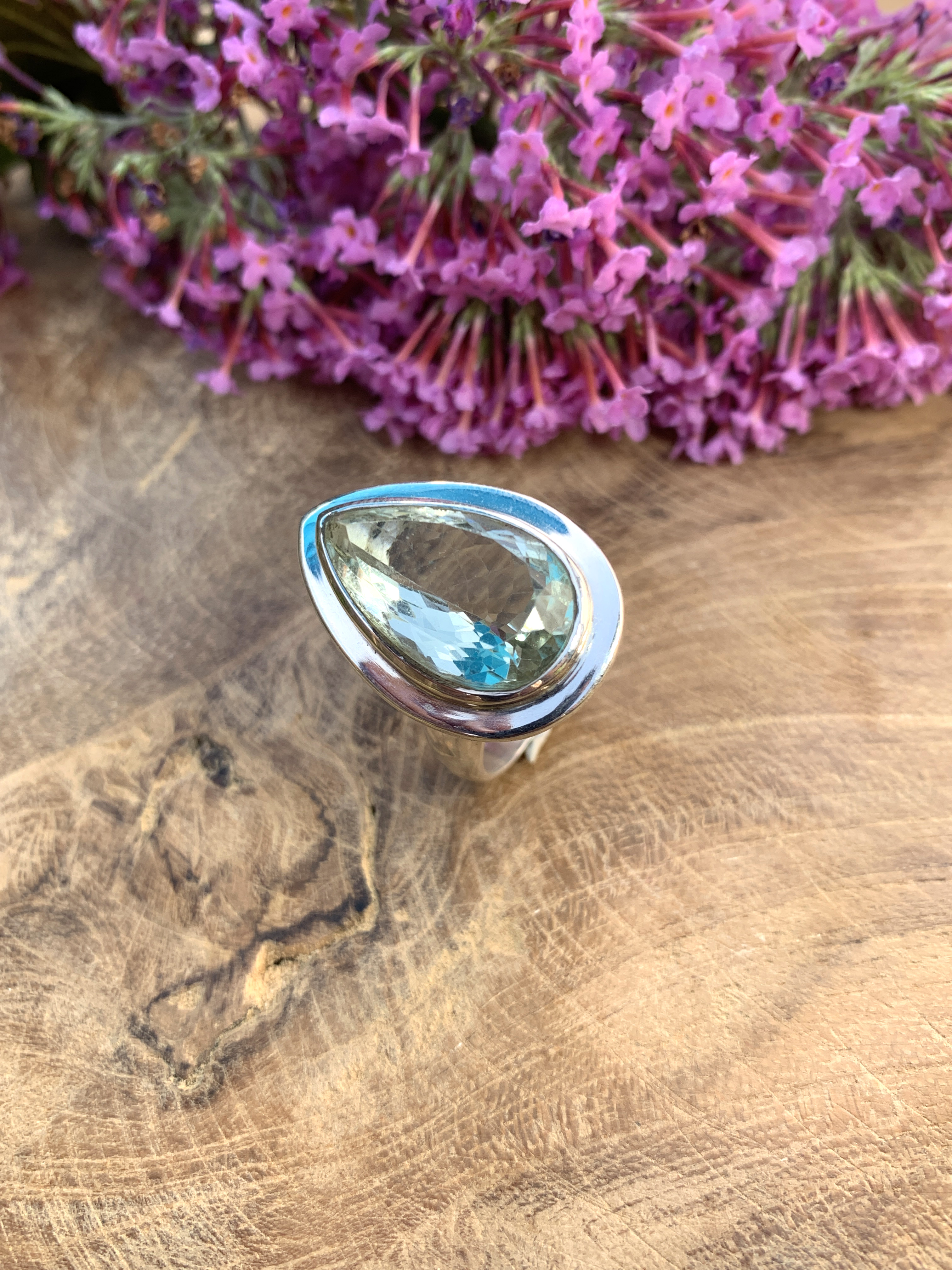 Prasiolith Ring - 52,5