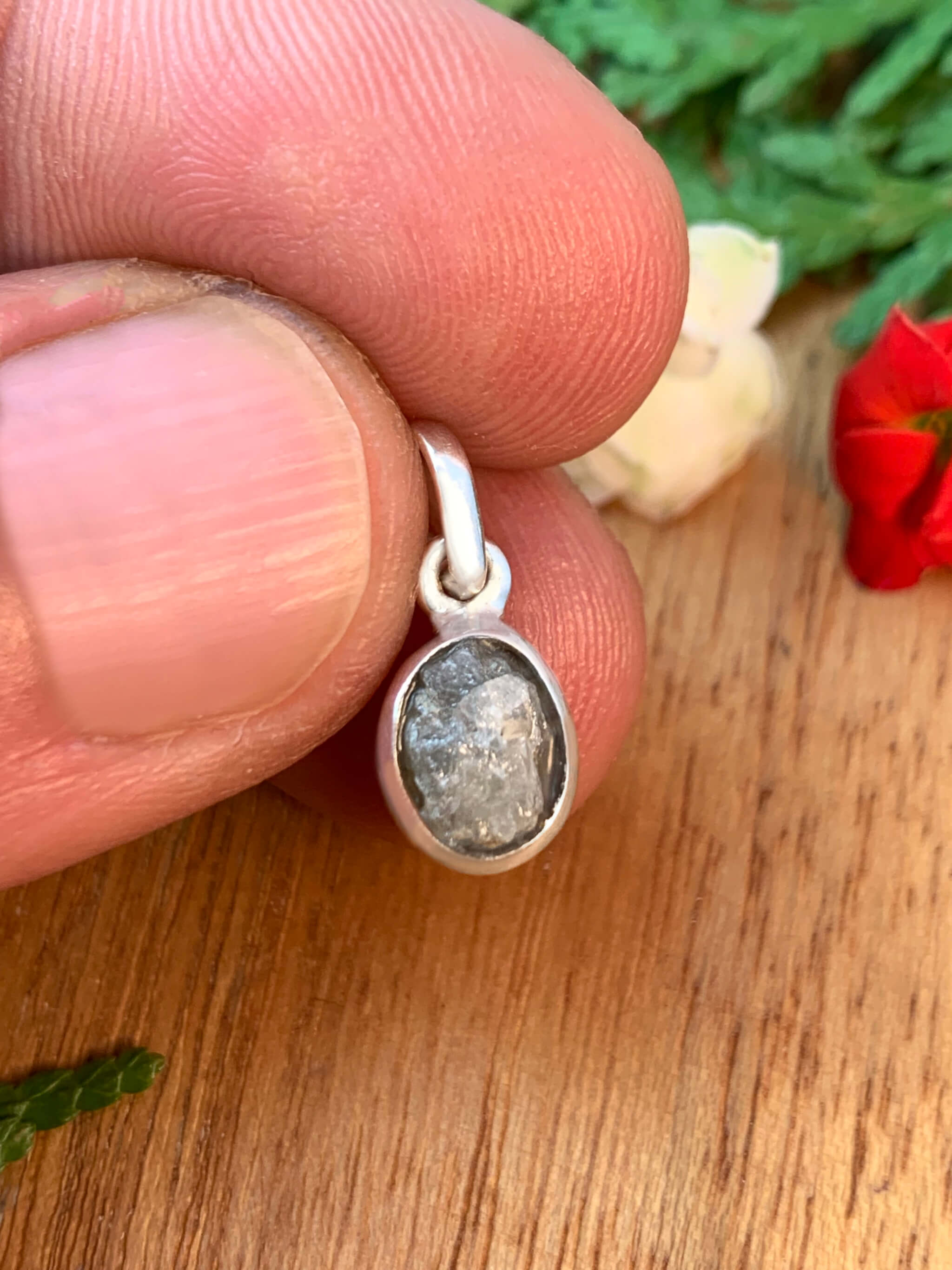 Rohdiamant Anhänger