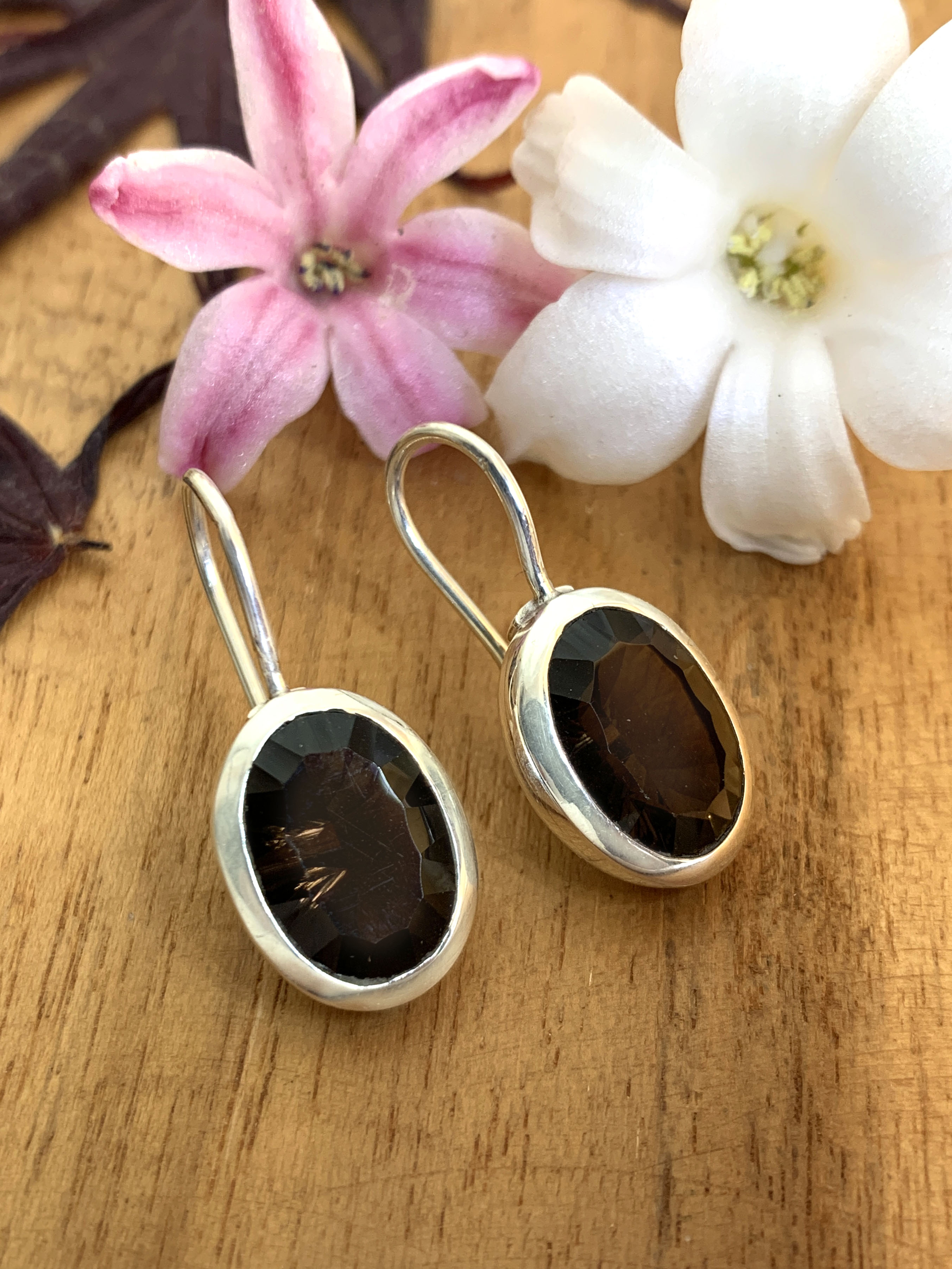 Smoky Quartz Earrings