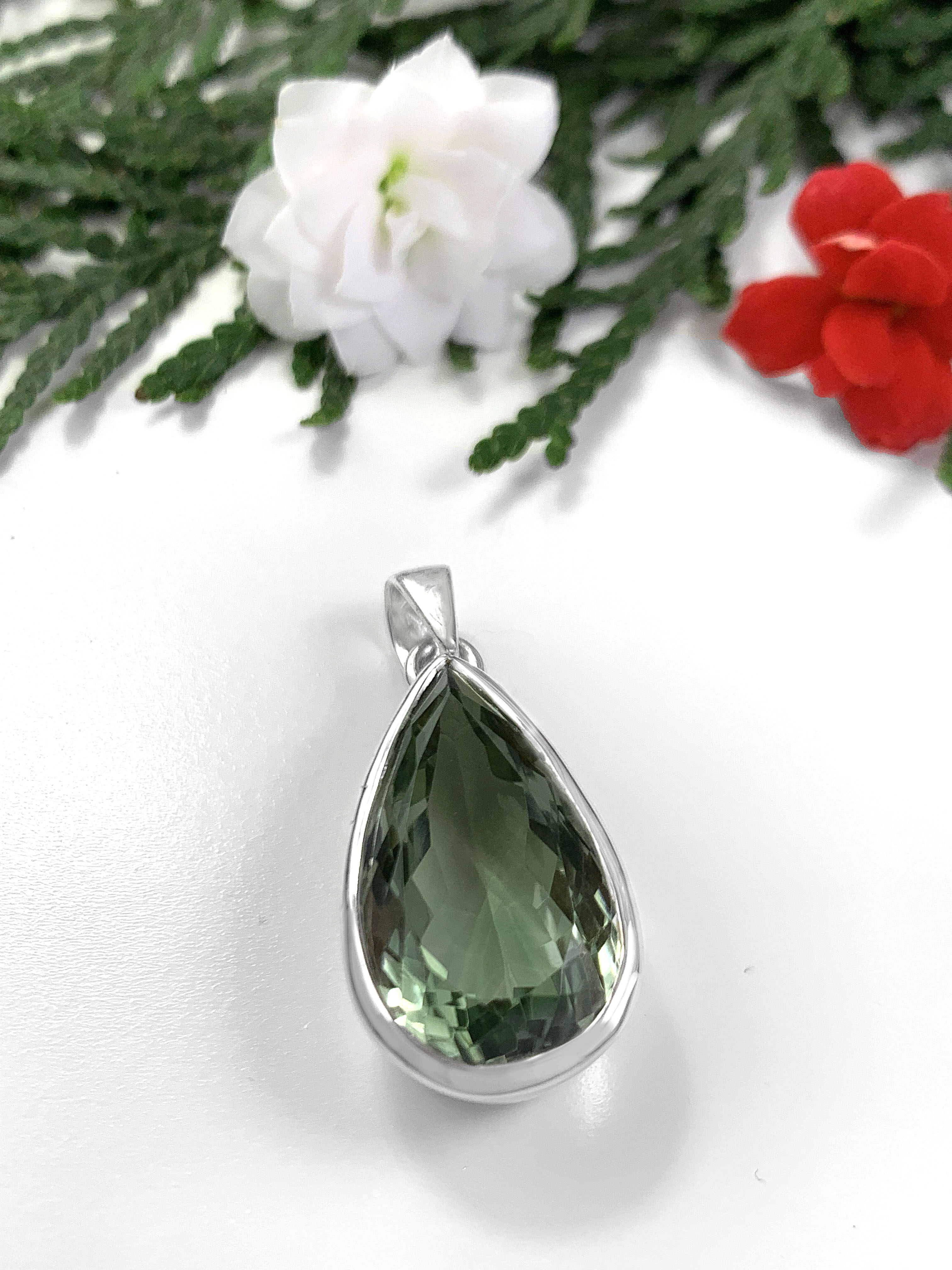 Green Amethyst Pendant