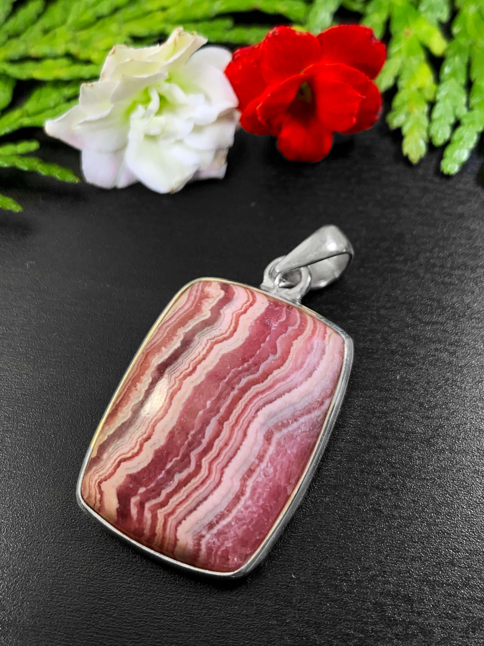 Rhodochrosite Pendant