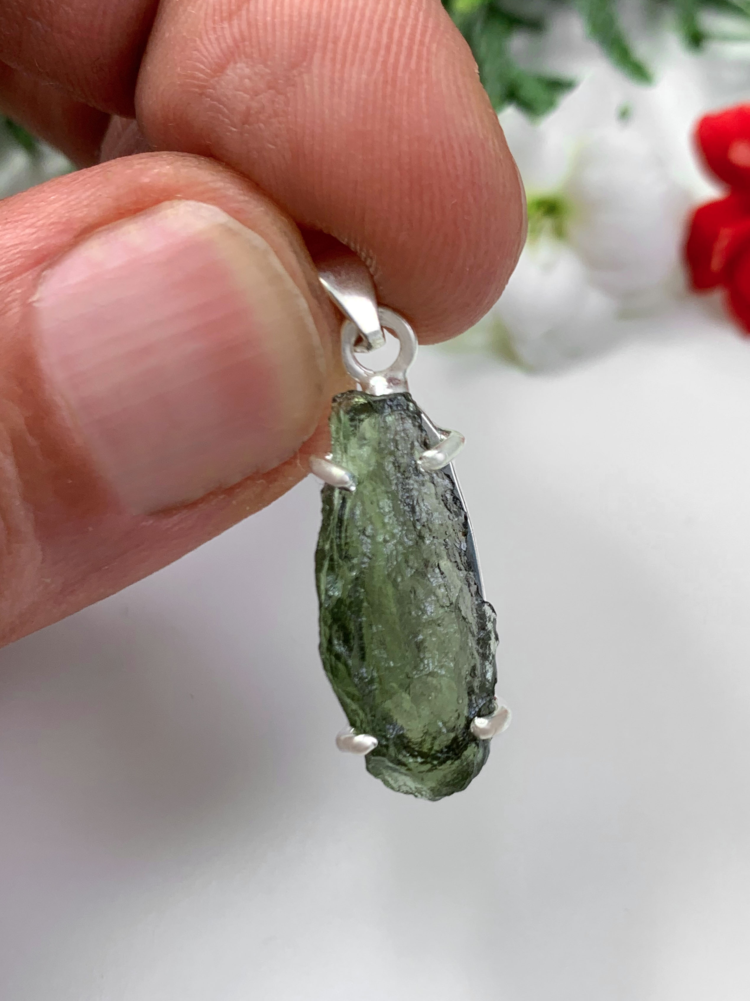 Moldavite Pendant