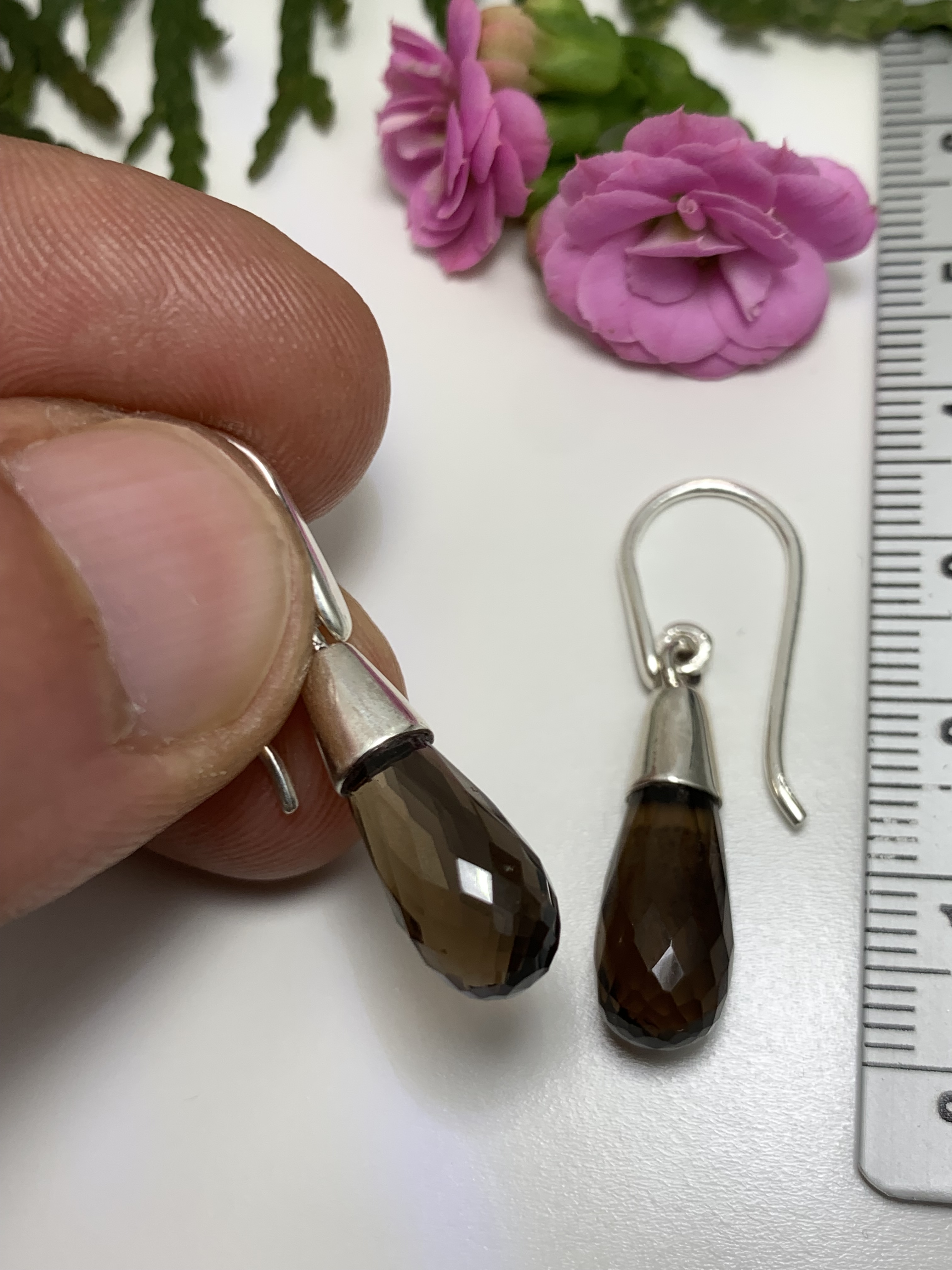 Smoky Quartz Earrings