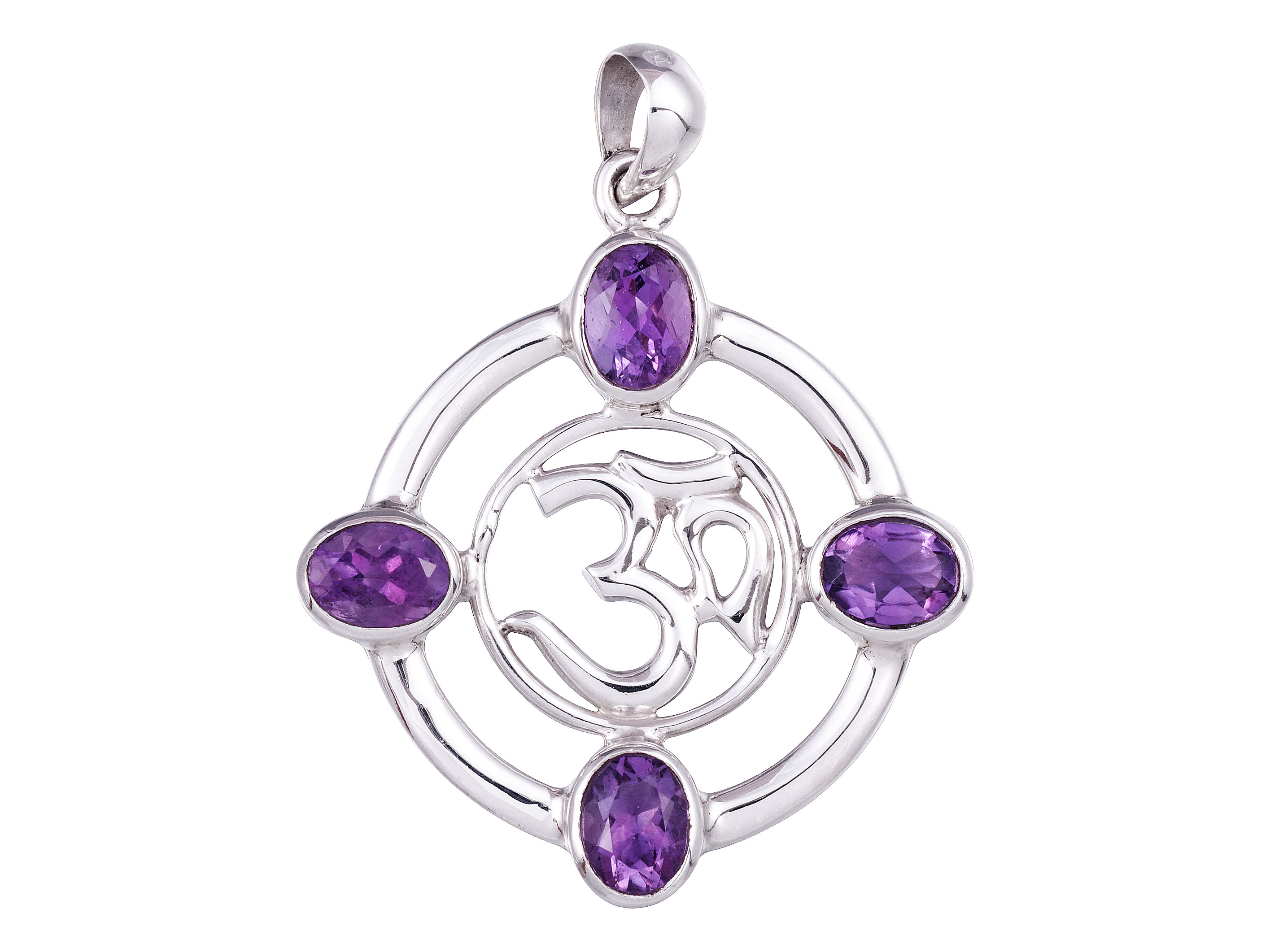 s0045984630f207e5 OM pendant - Amethyst