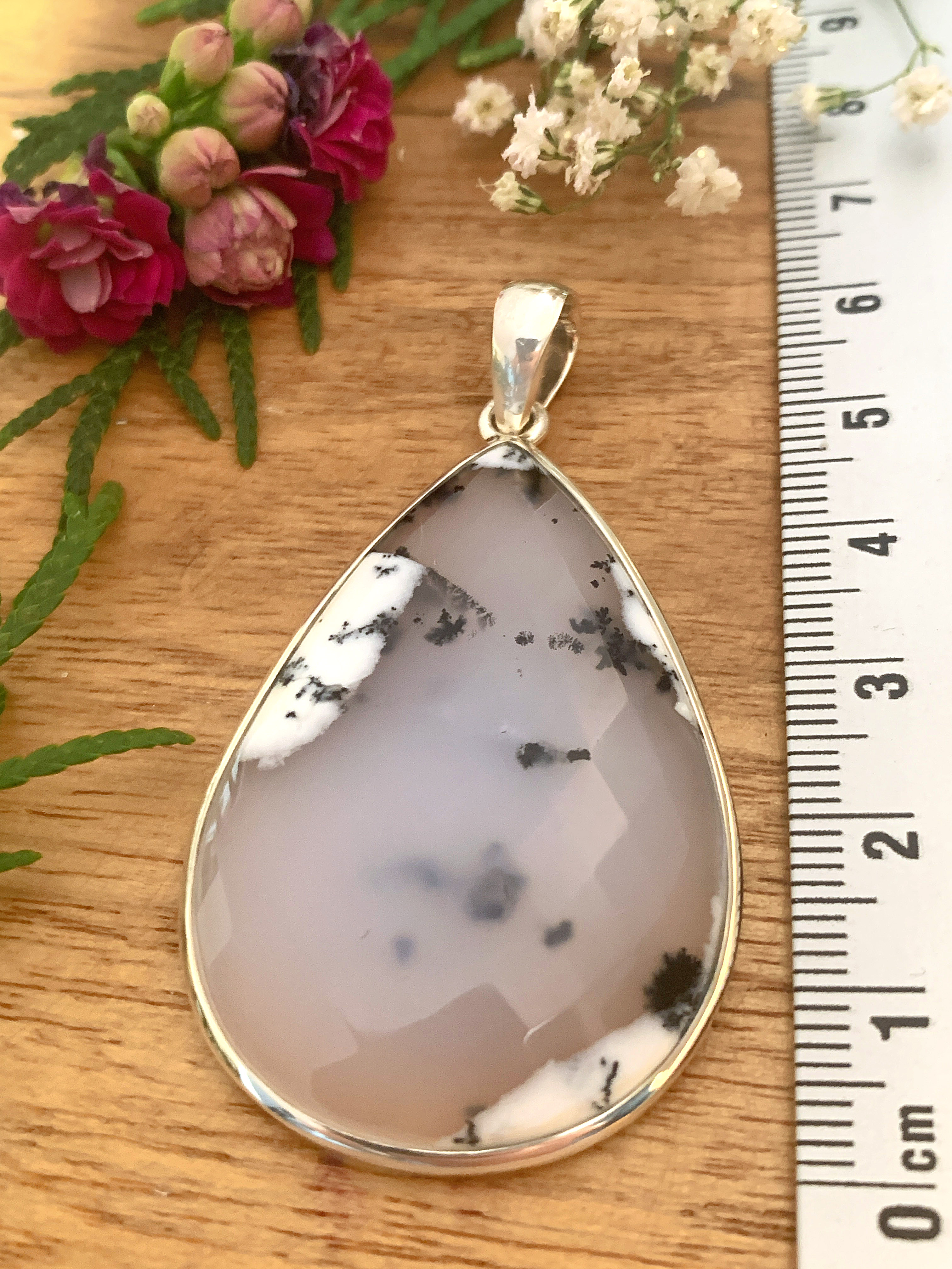 Dendritic Agate Pendant