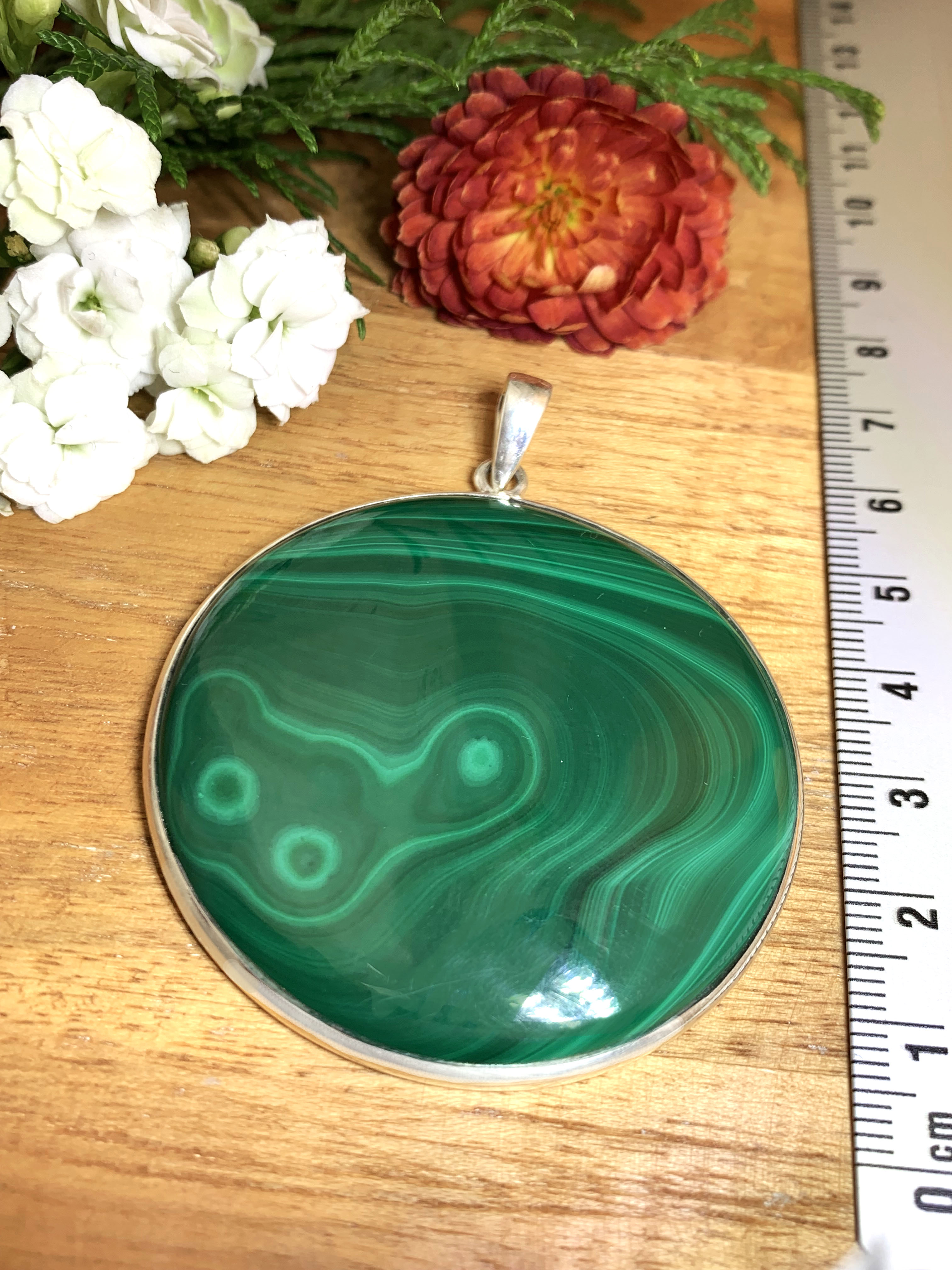Malachite Pendant - XL