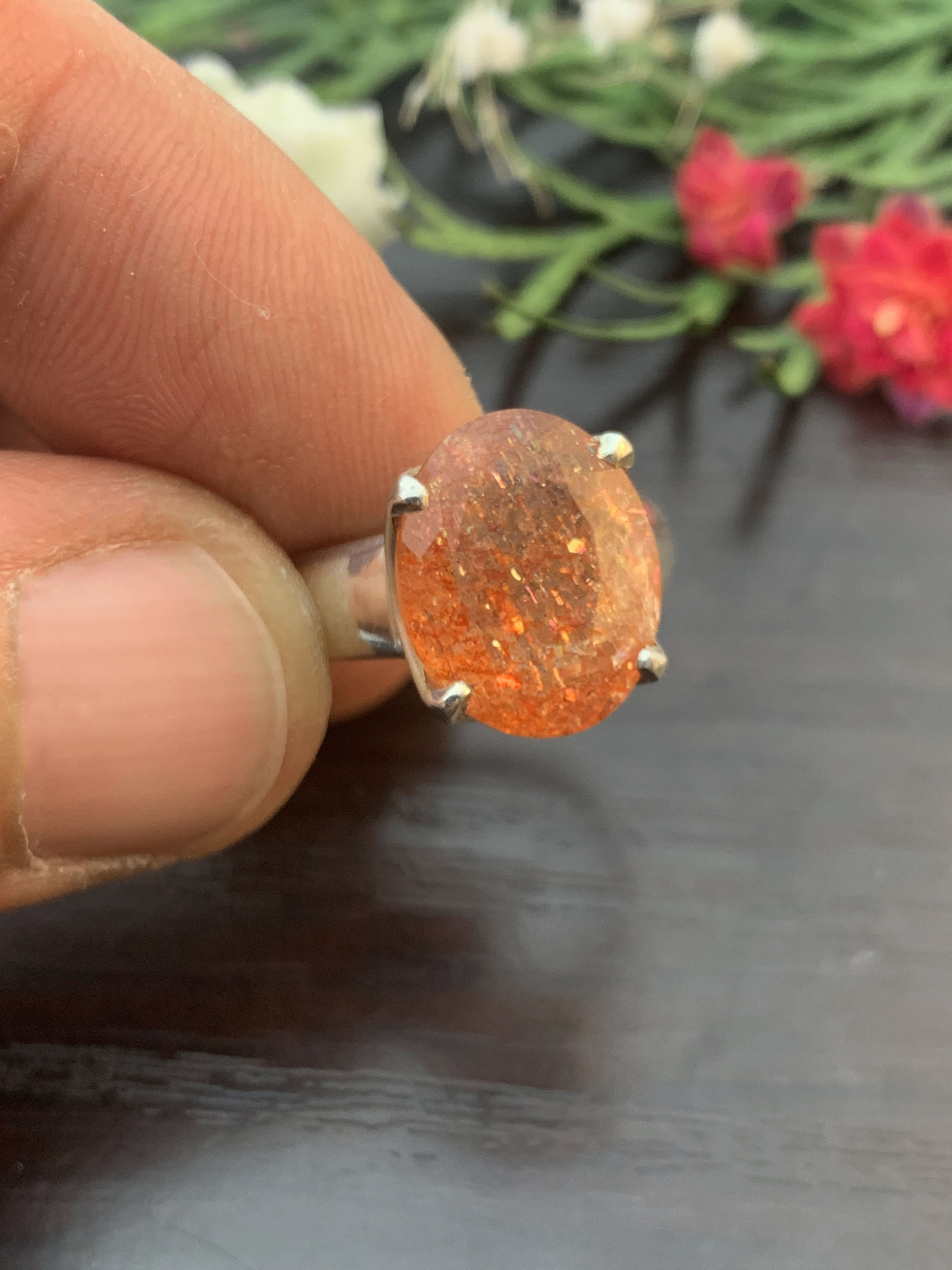 Sun stone Ring  