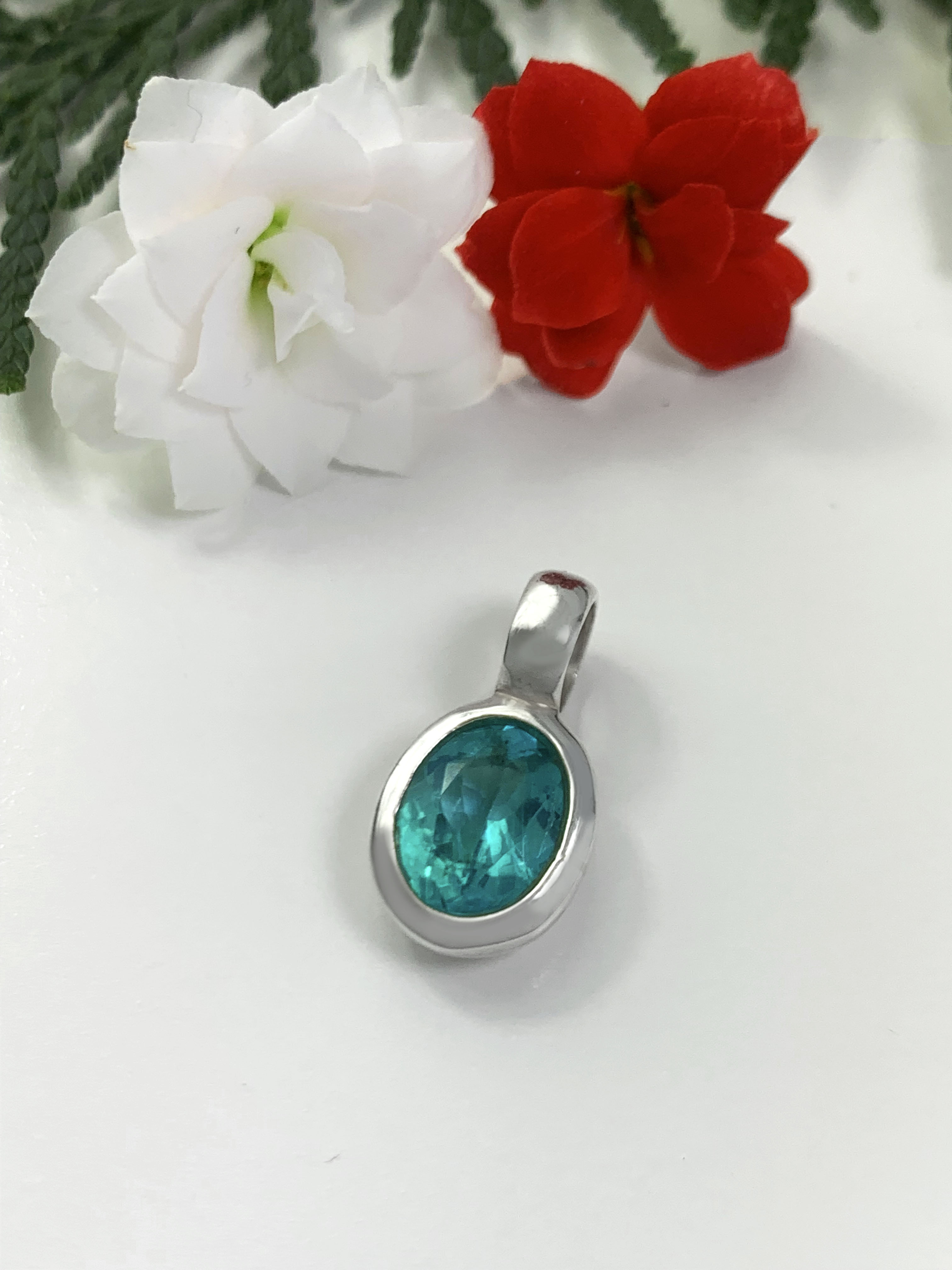 Paraiba Apatite Pendant