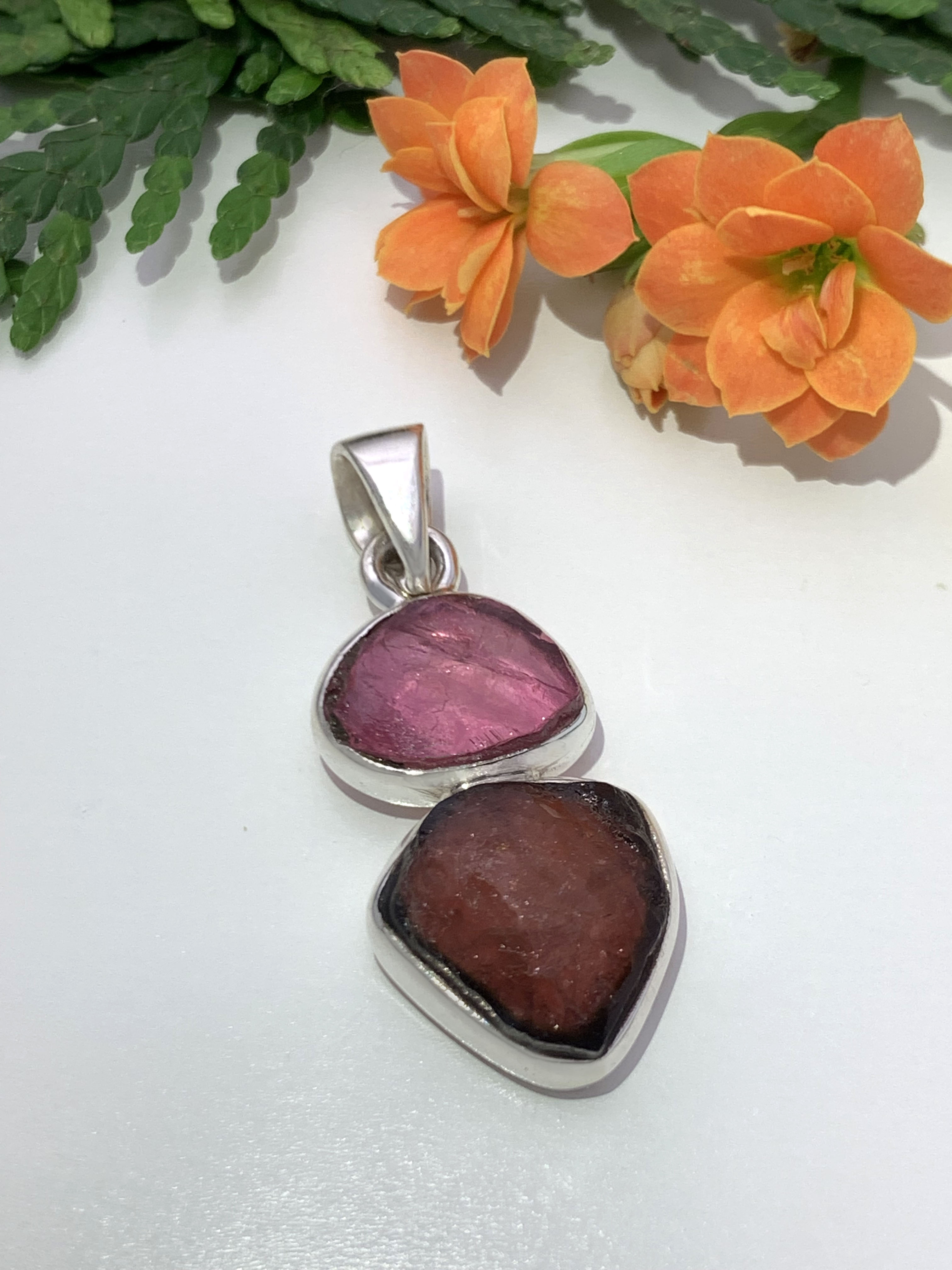 Watermelon Tourmaline Pendant