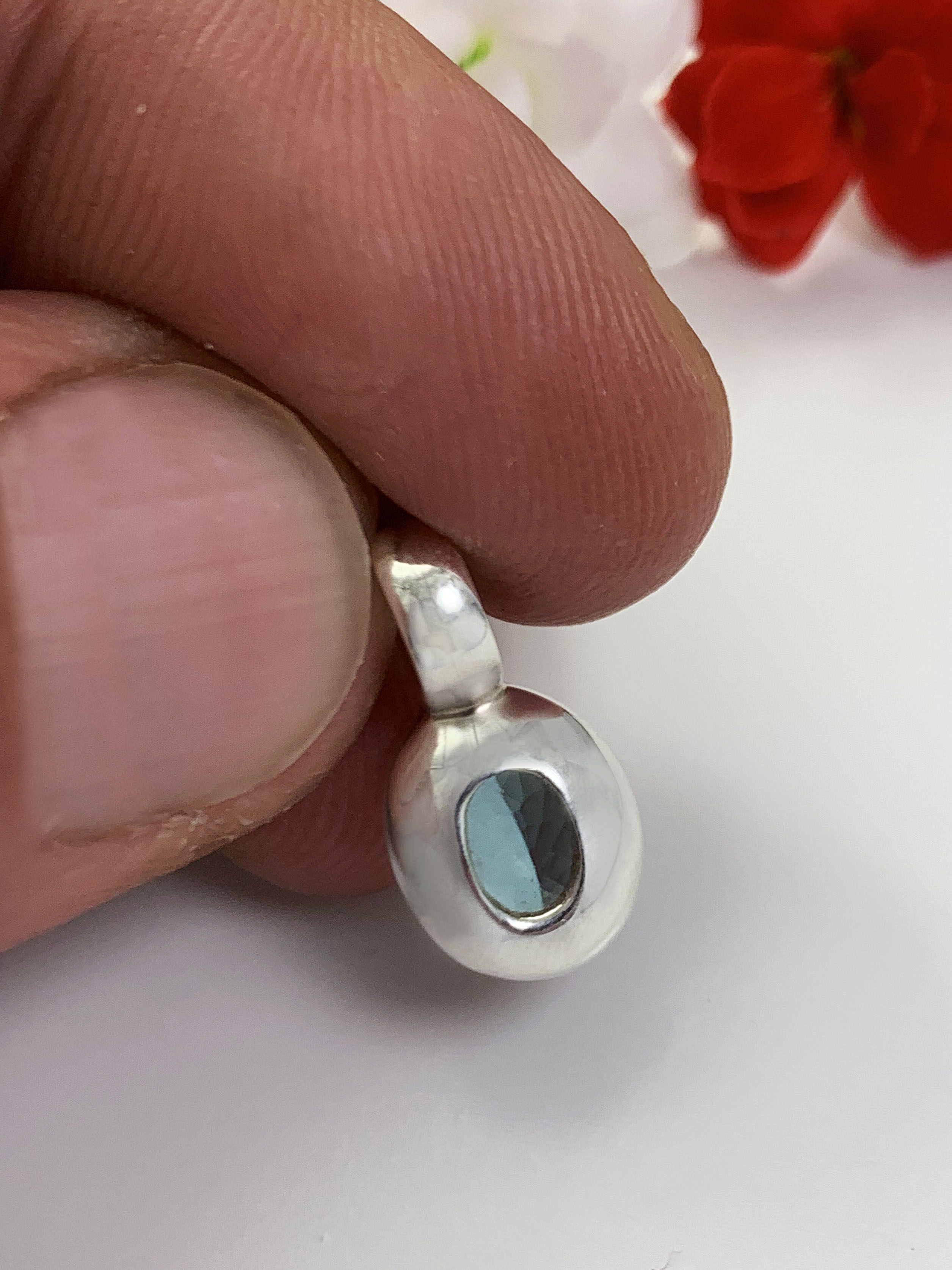 Paraiba Apatite Pendant