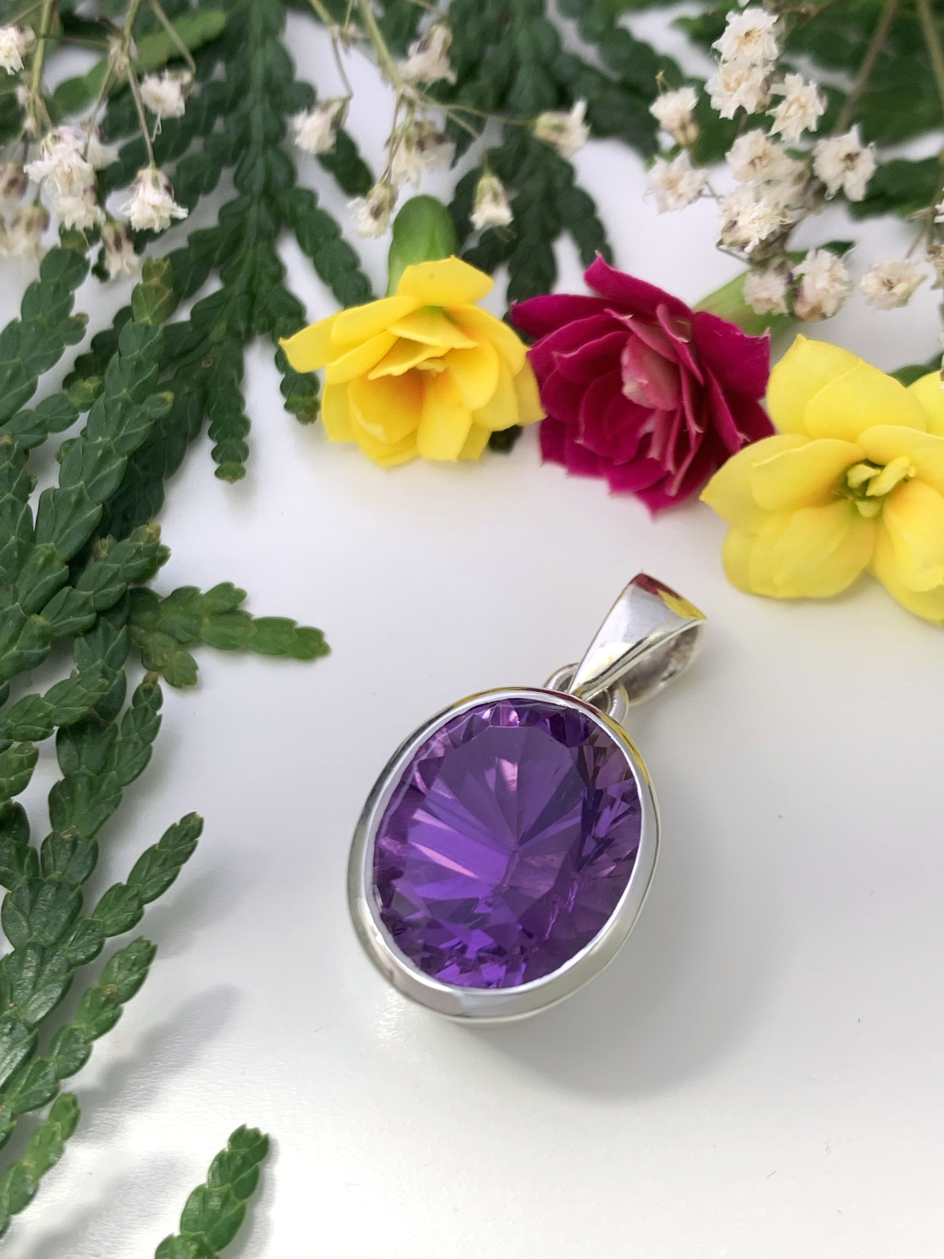 amethyst-anhaenger-amethyst-pendant-ah04414 Amethyst Anhänger TOP Afrika