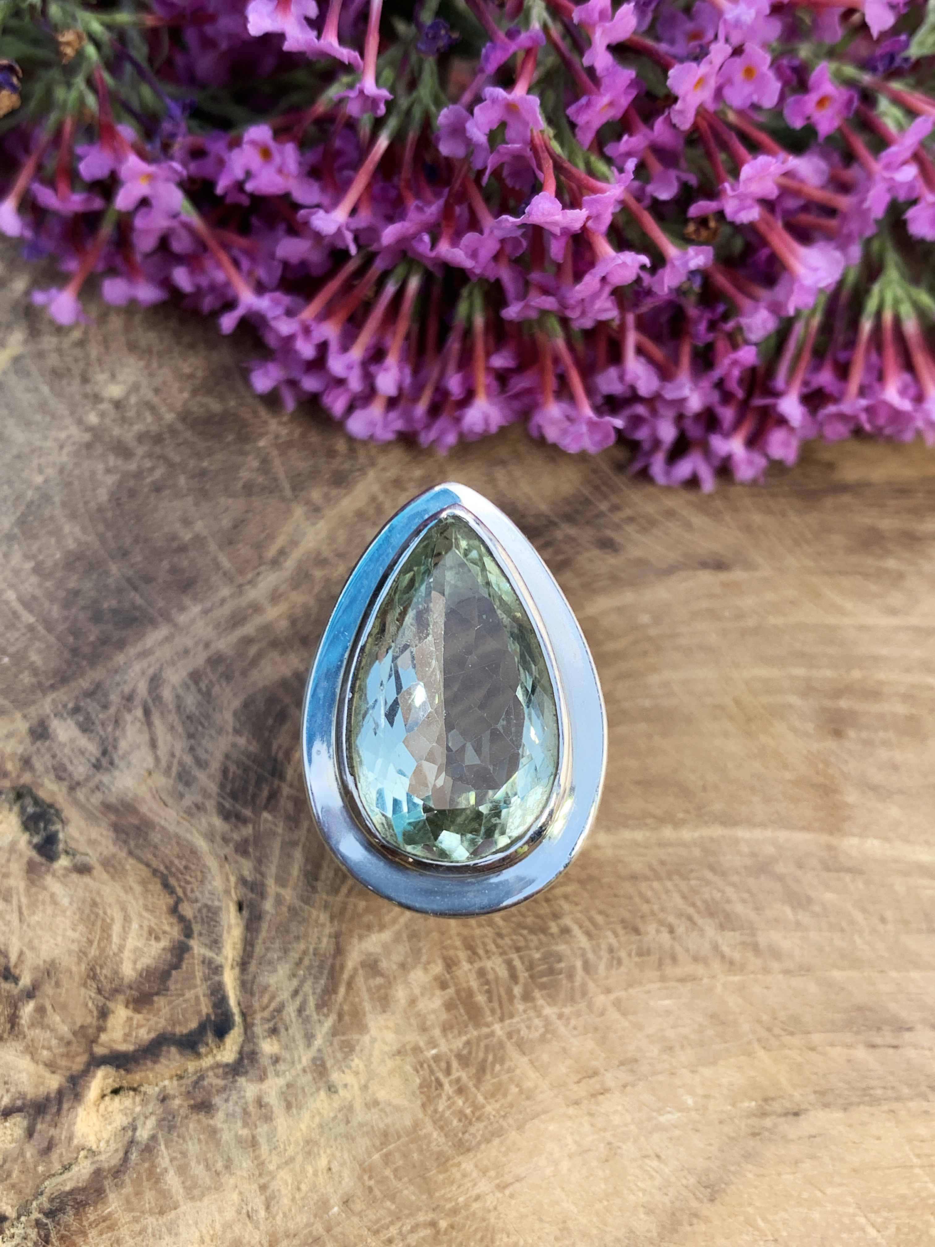 Prasiolith Ring - 52,5