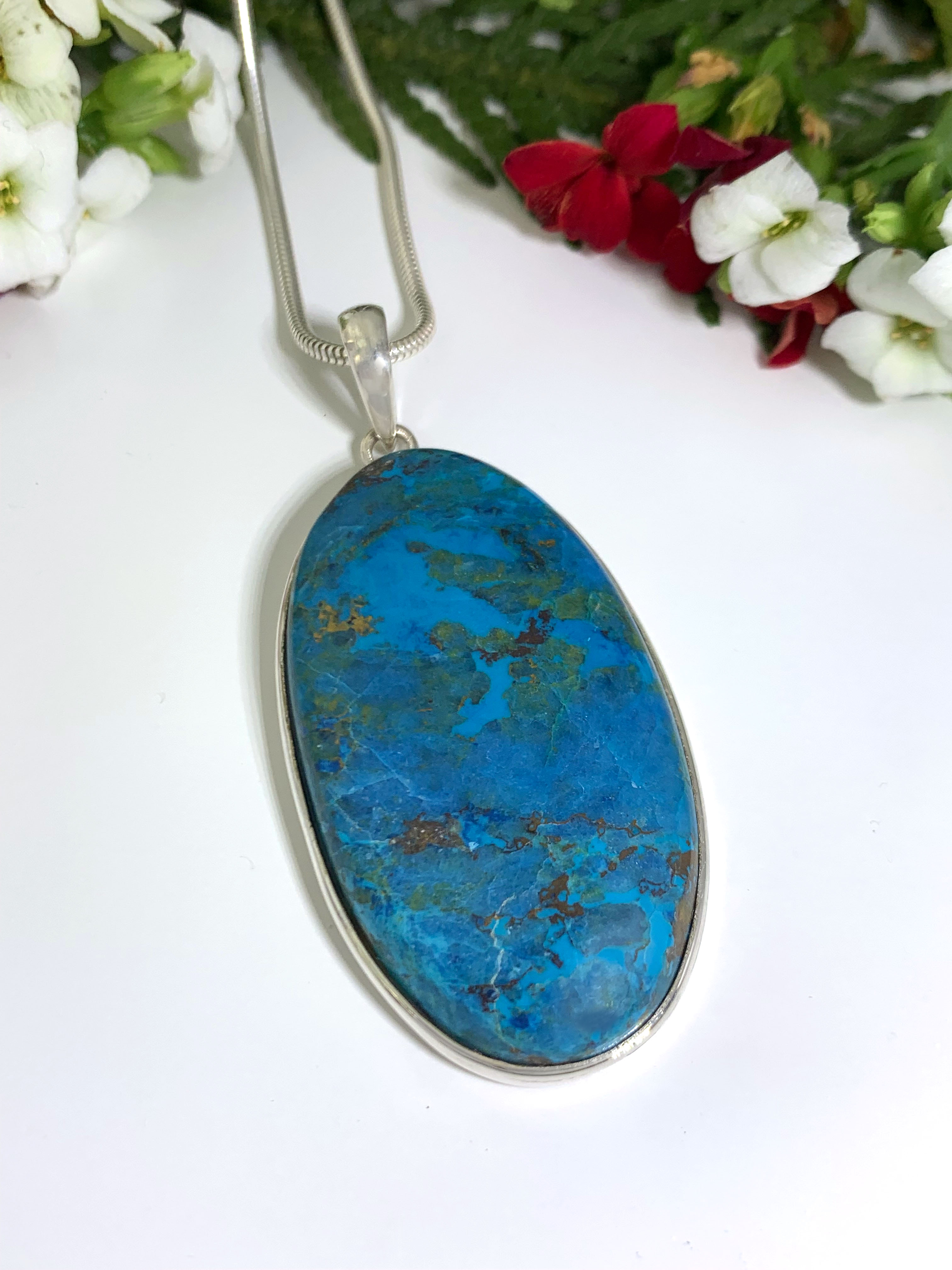 Shattuckite Pendant