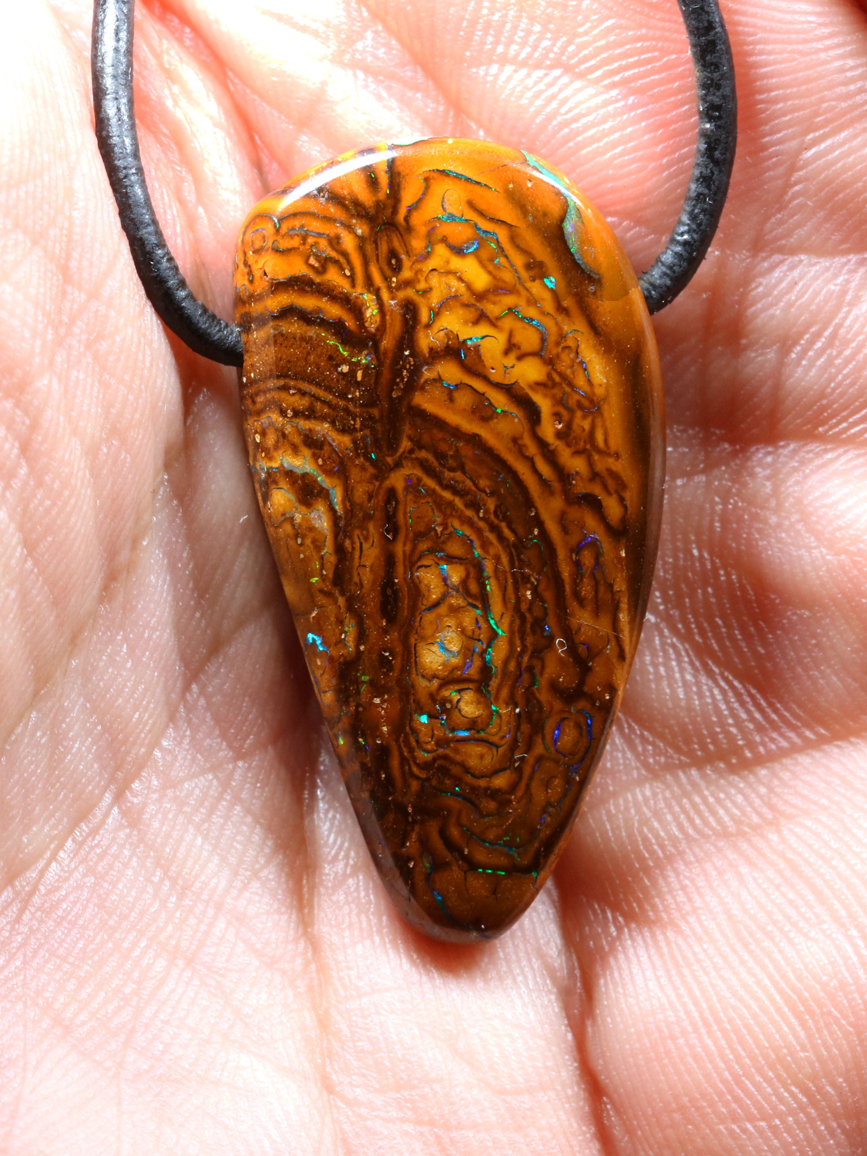 Boulder Opal Anhänger 