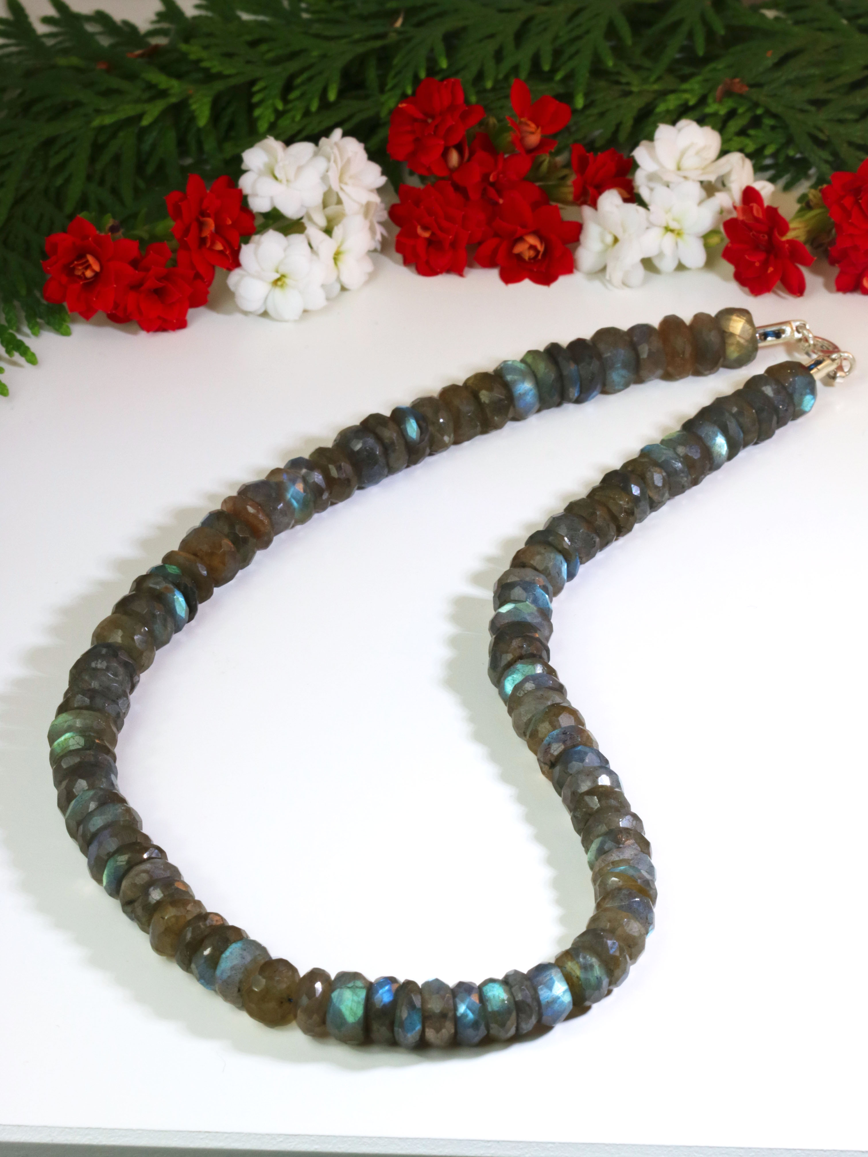 labradorit-kette-labradorite-necklace-k00193 XL Labradorit Kette