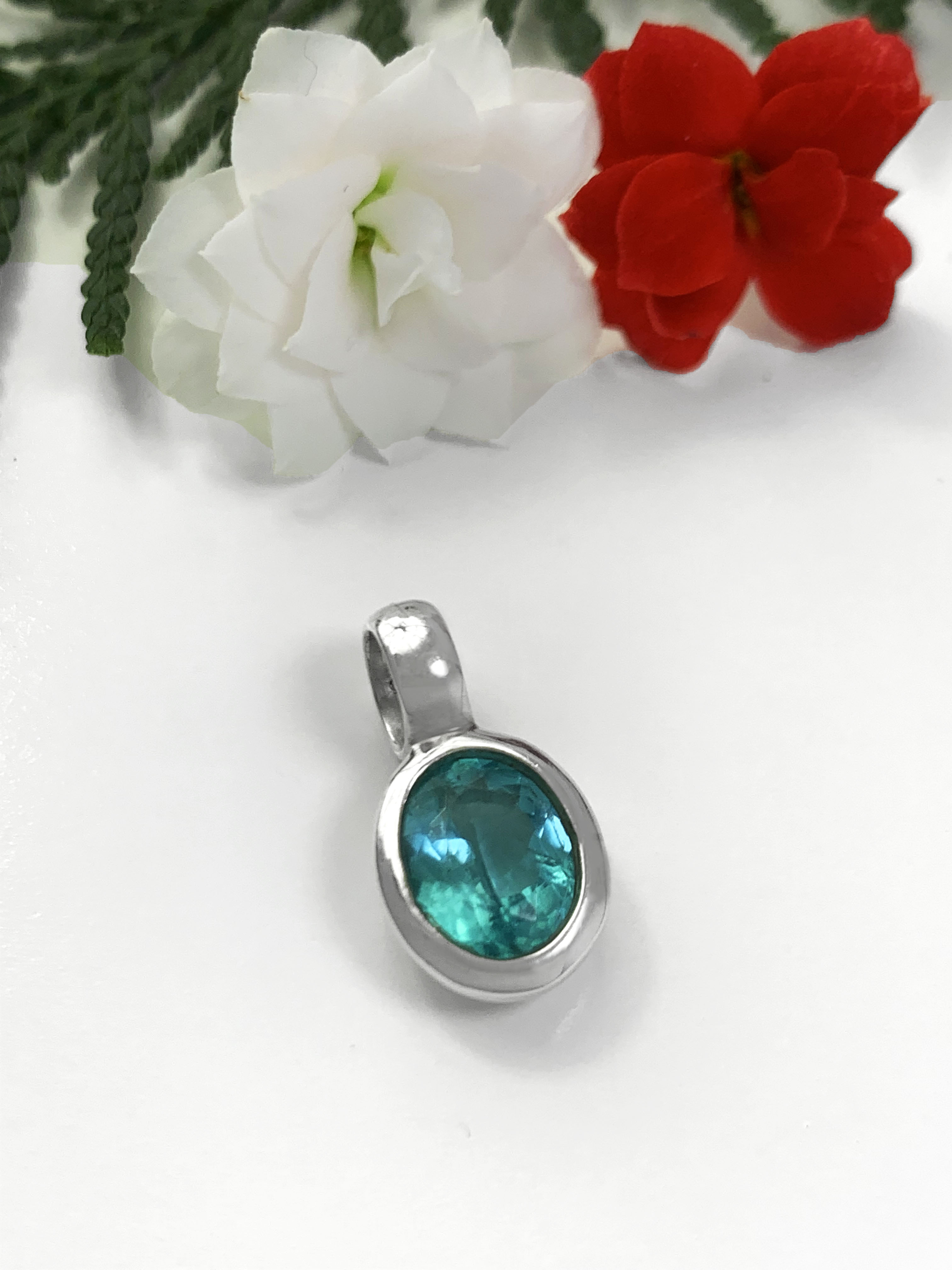 Paraiba Apatite Pendant