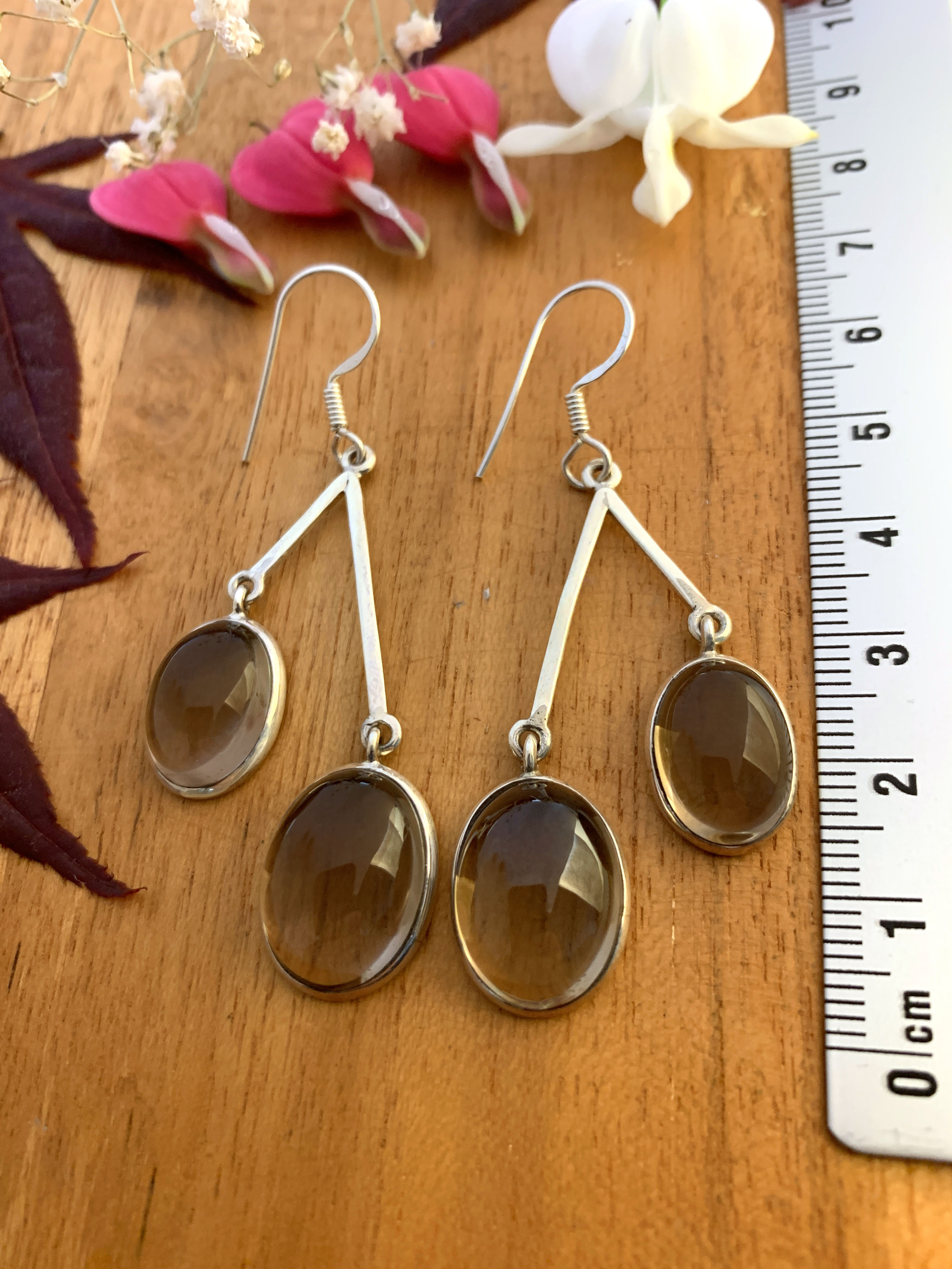 Smoky Quartz Earrings
