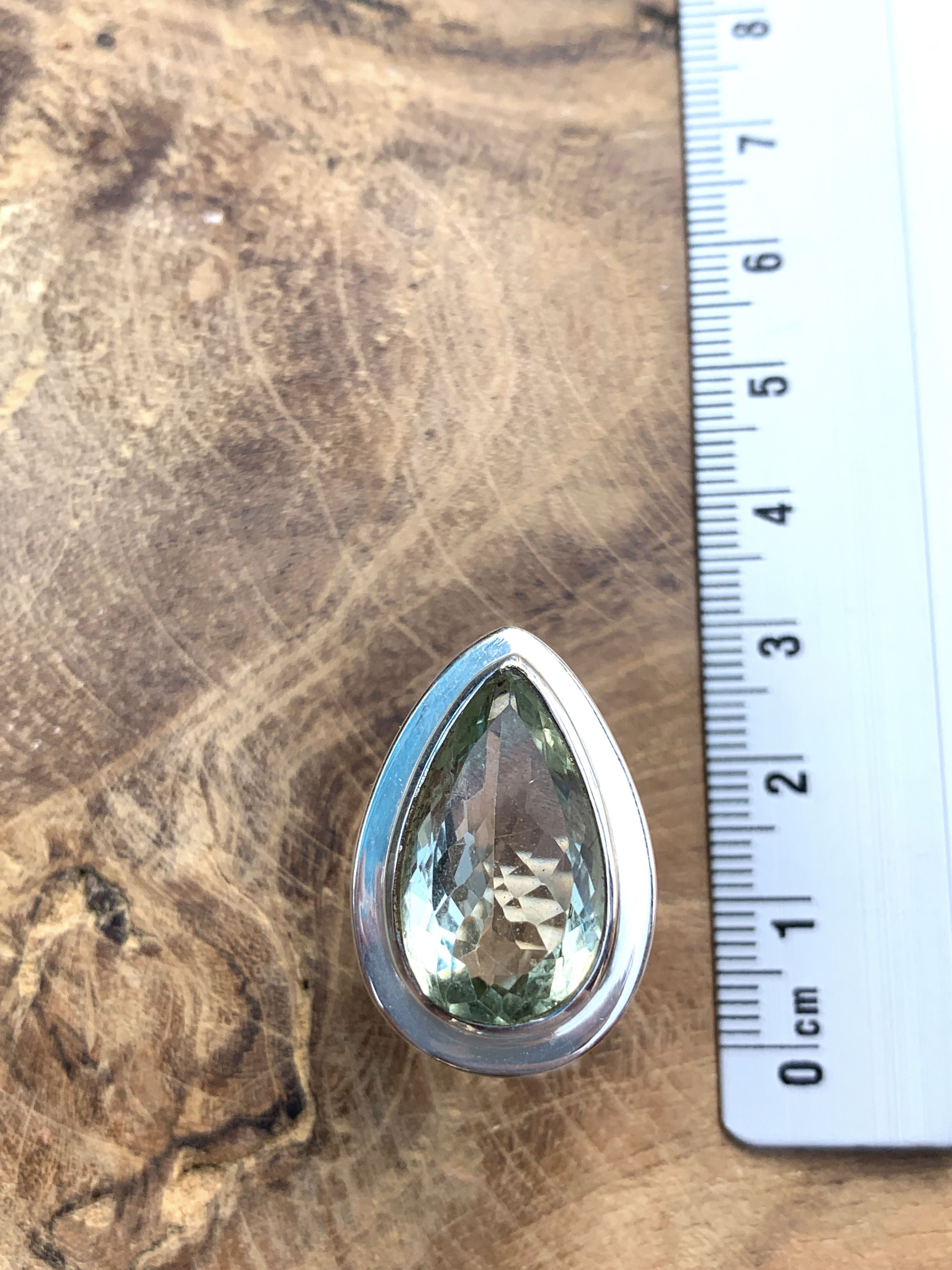 Prasiolith Ring - 52,5