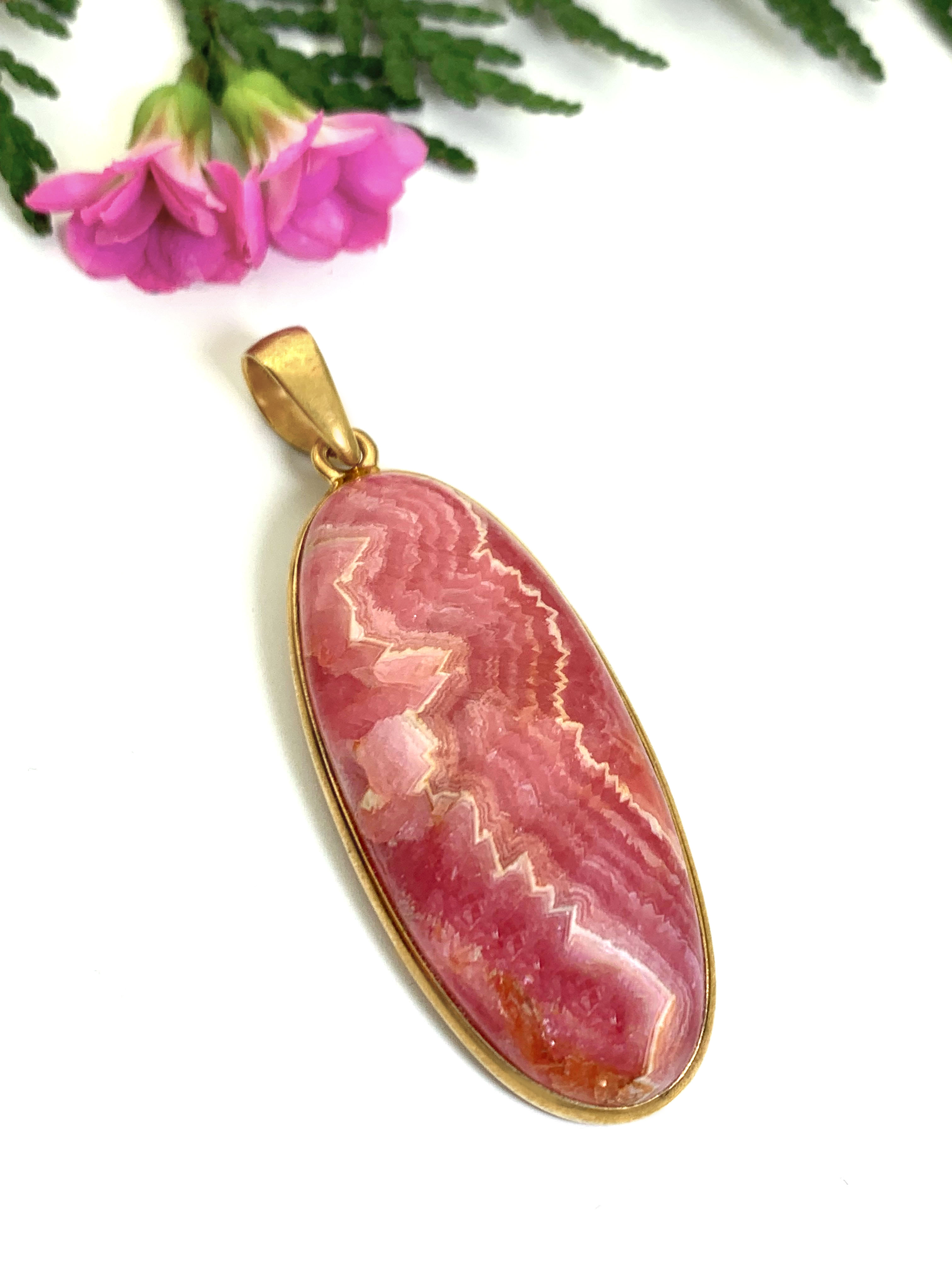 Rhodochrosit Anhänger 