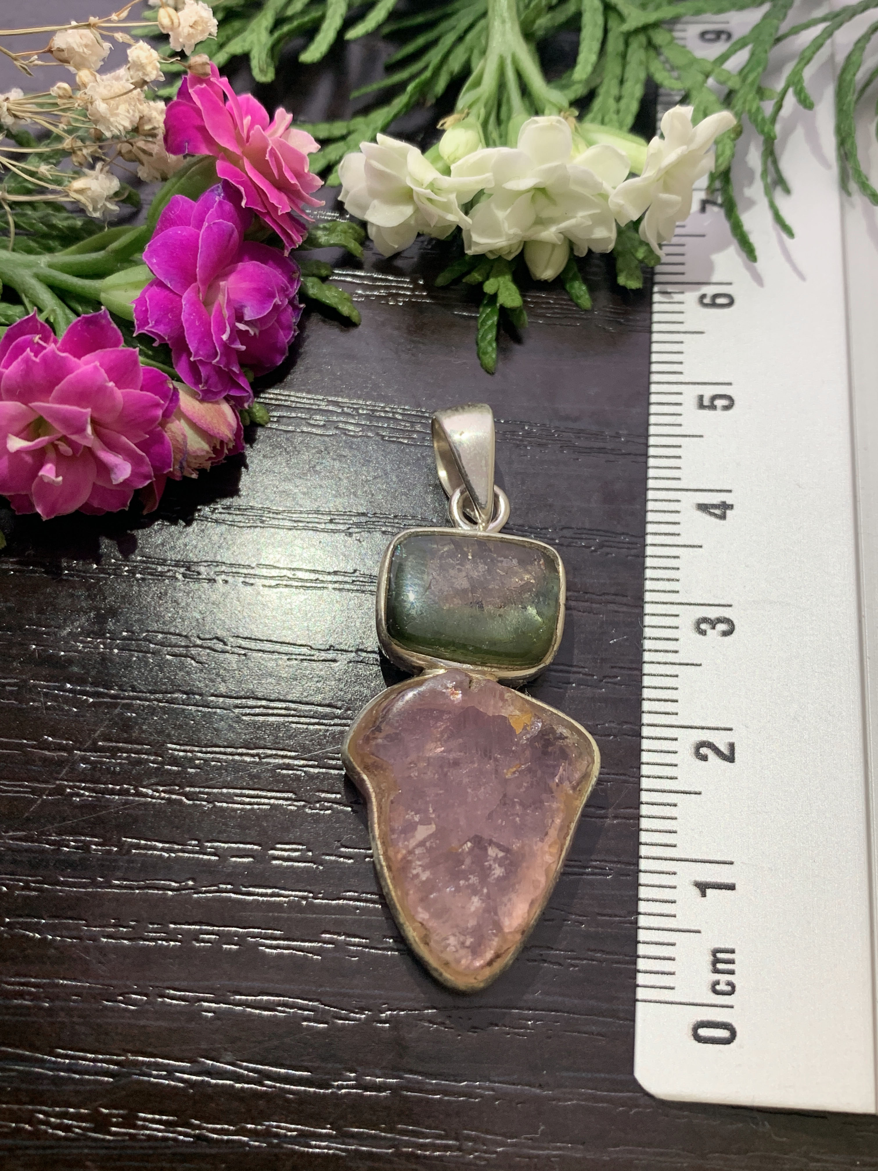 Watermelon Tourmaline Pendant