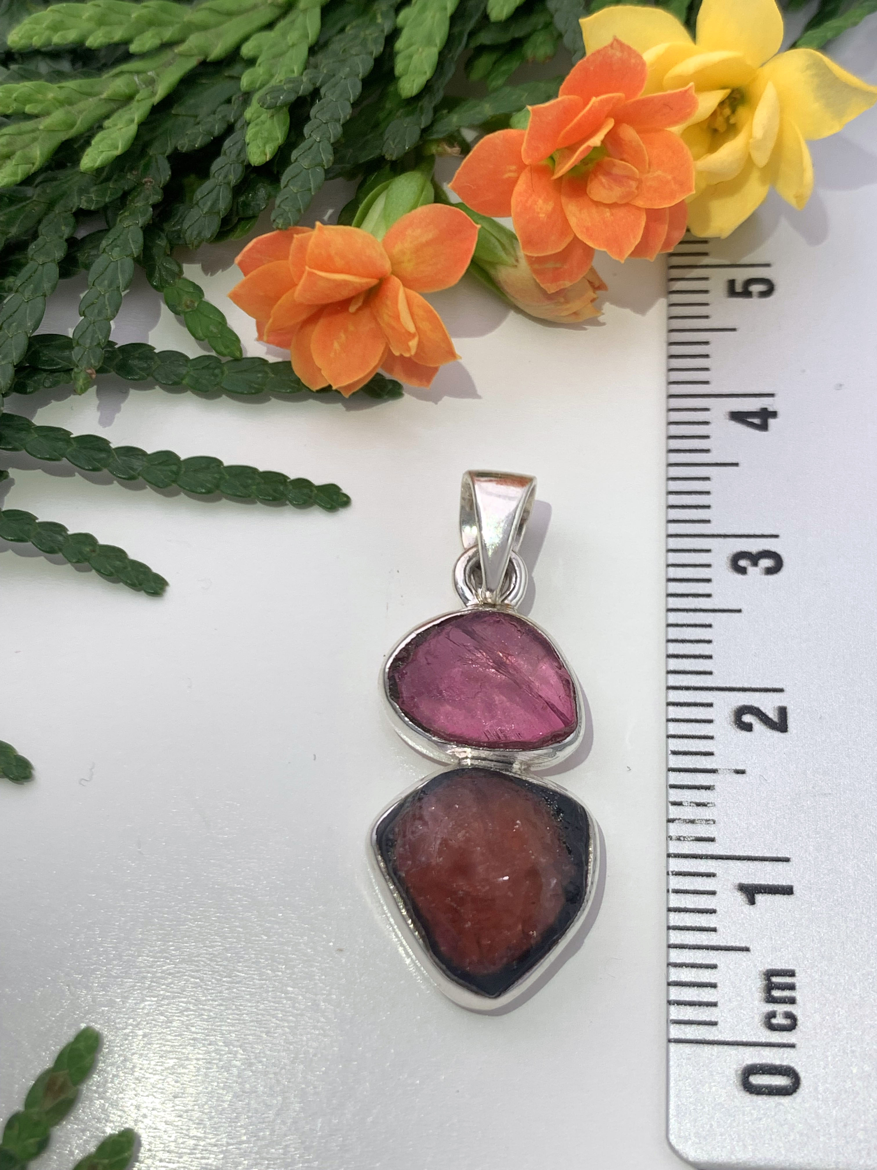Watermelon Tourmaline Pendant