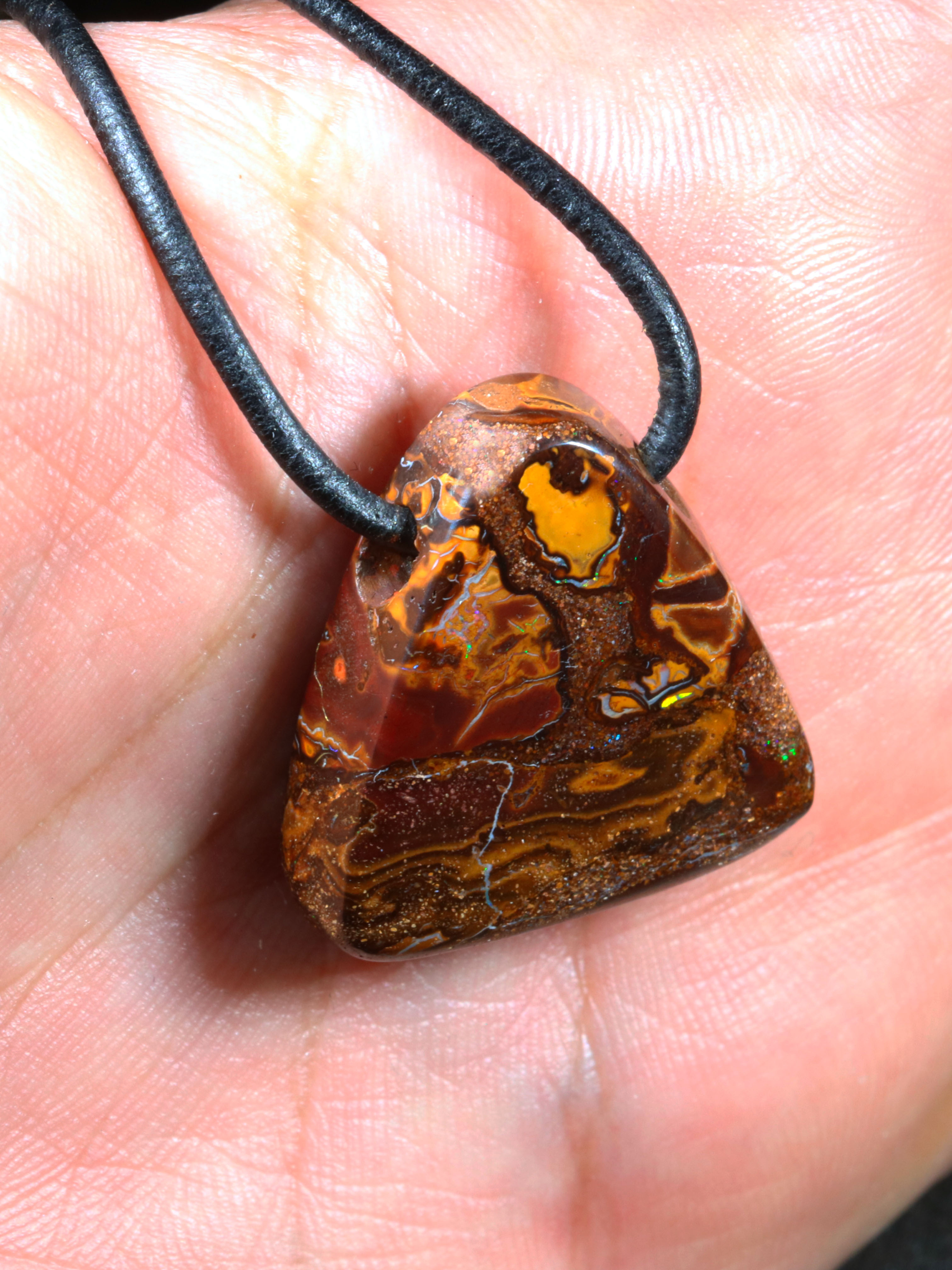 Boulder Opal Pendant