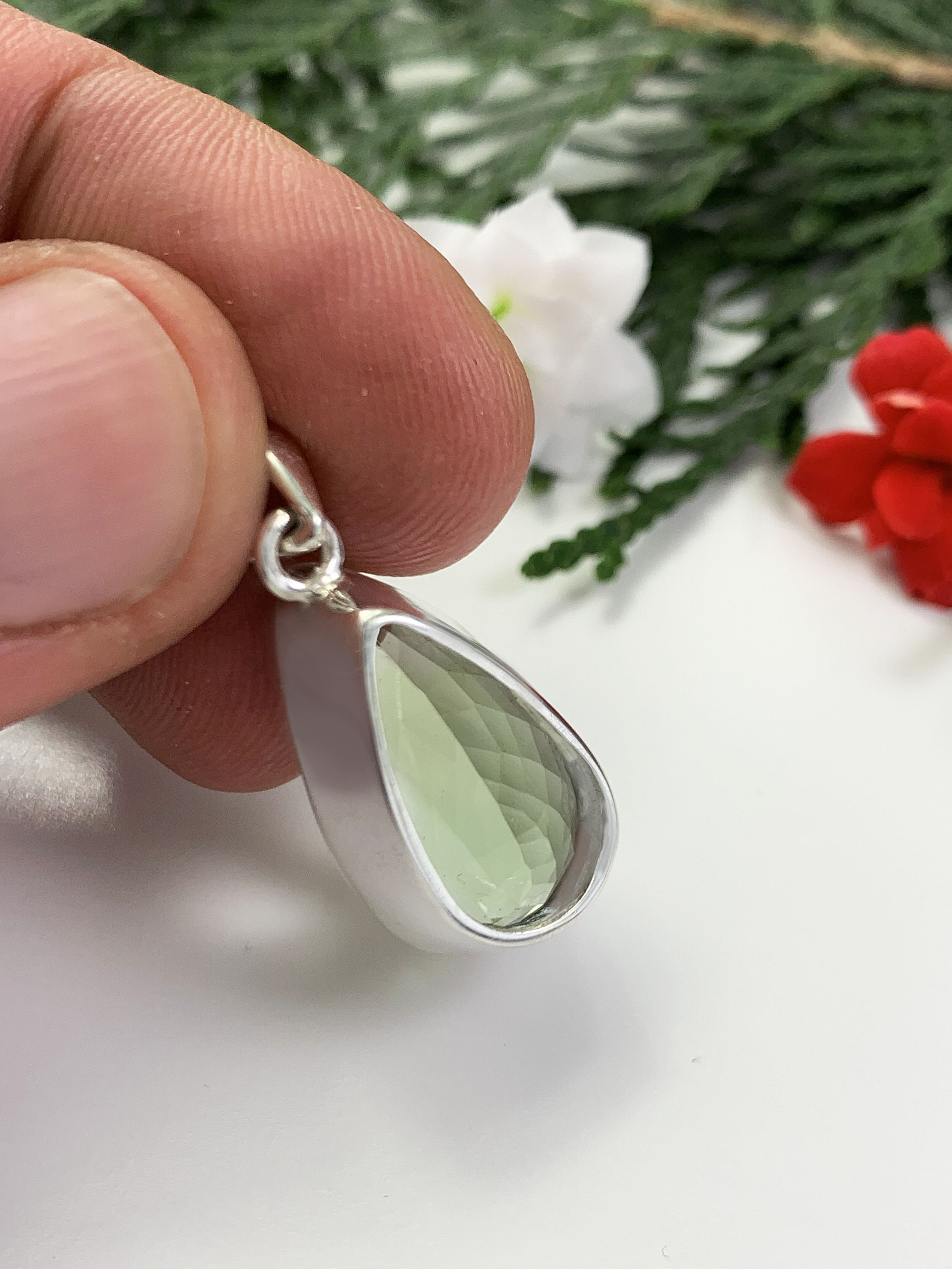 Green Amethyst Pendant