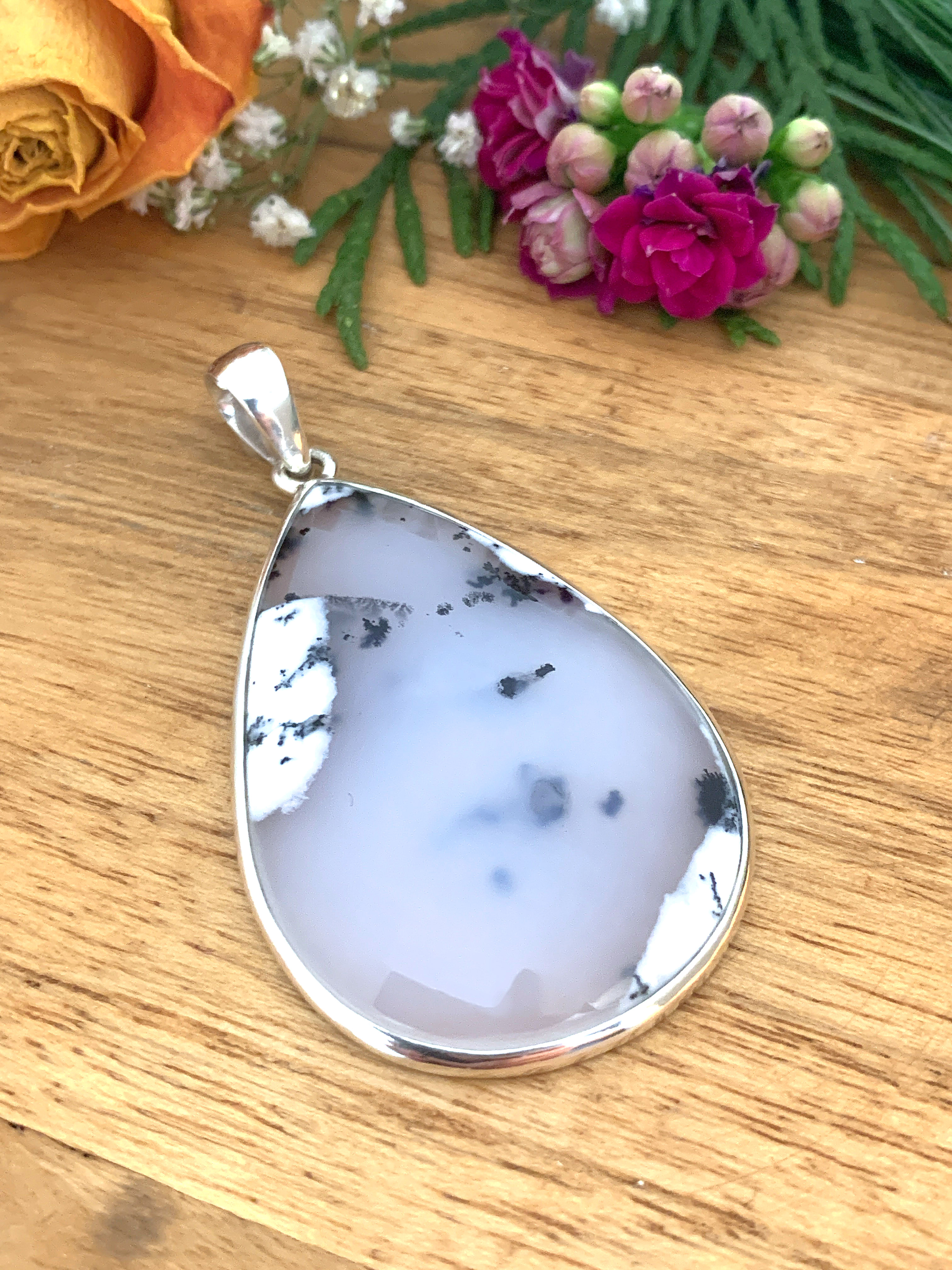Dendritic Agate Pendant