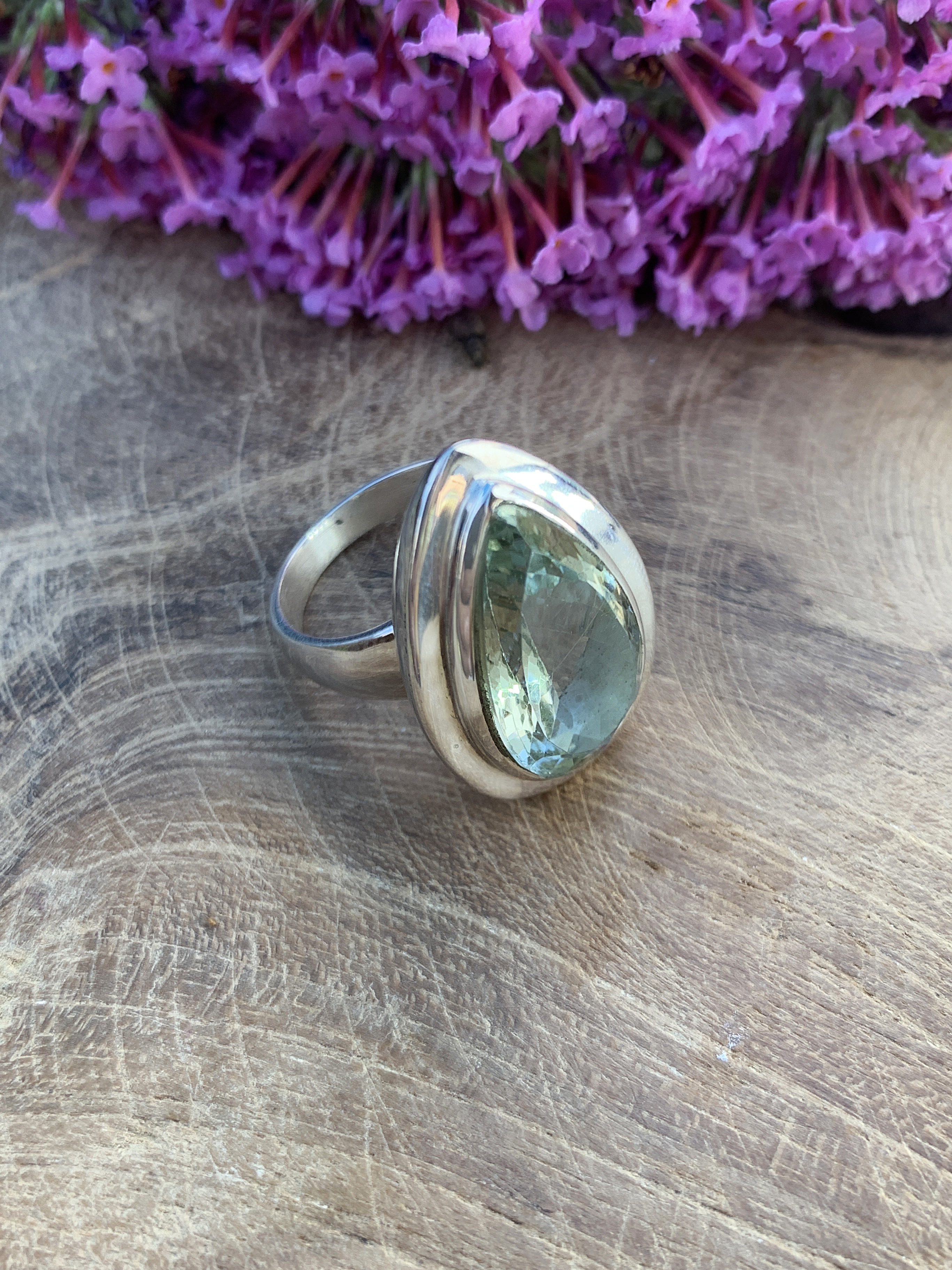 Prasiolith Ring - 52,5